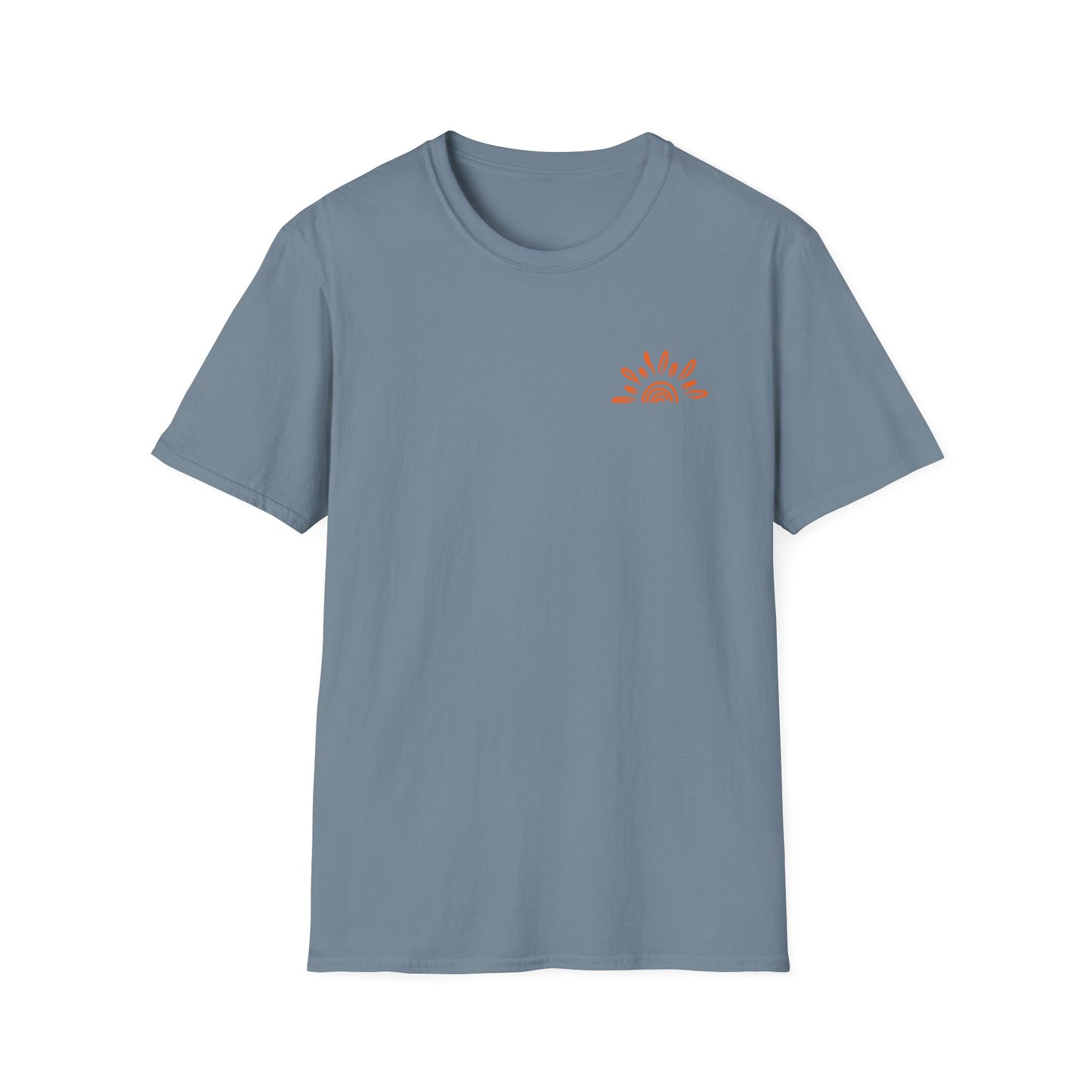 Lake Life T-Shirt — "Living the Dream at the Lake" Boat & Mountain Scene