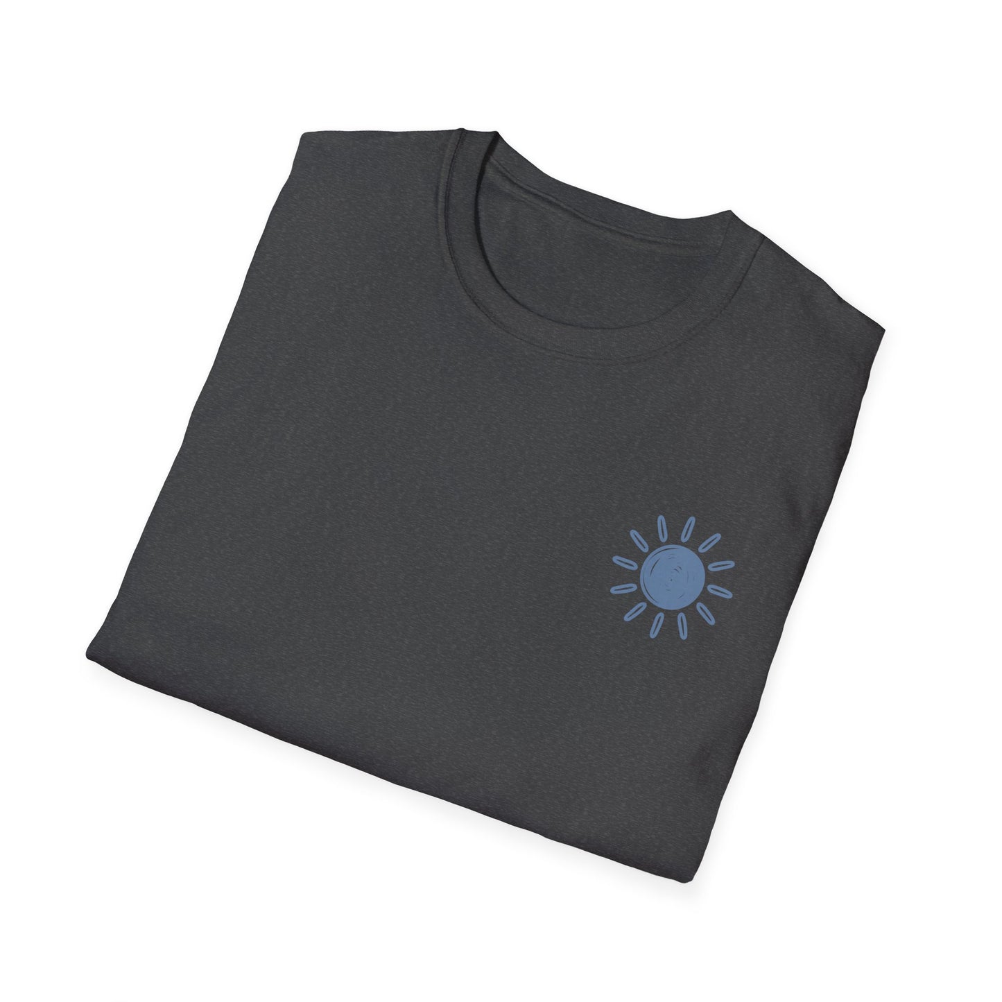 Sunshine & Lake Water Sunset T-Shirt — Boat on Lake View