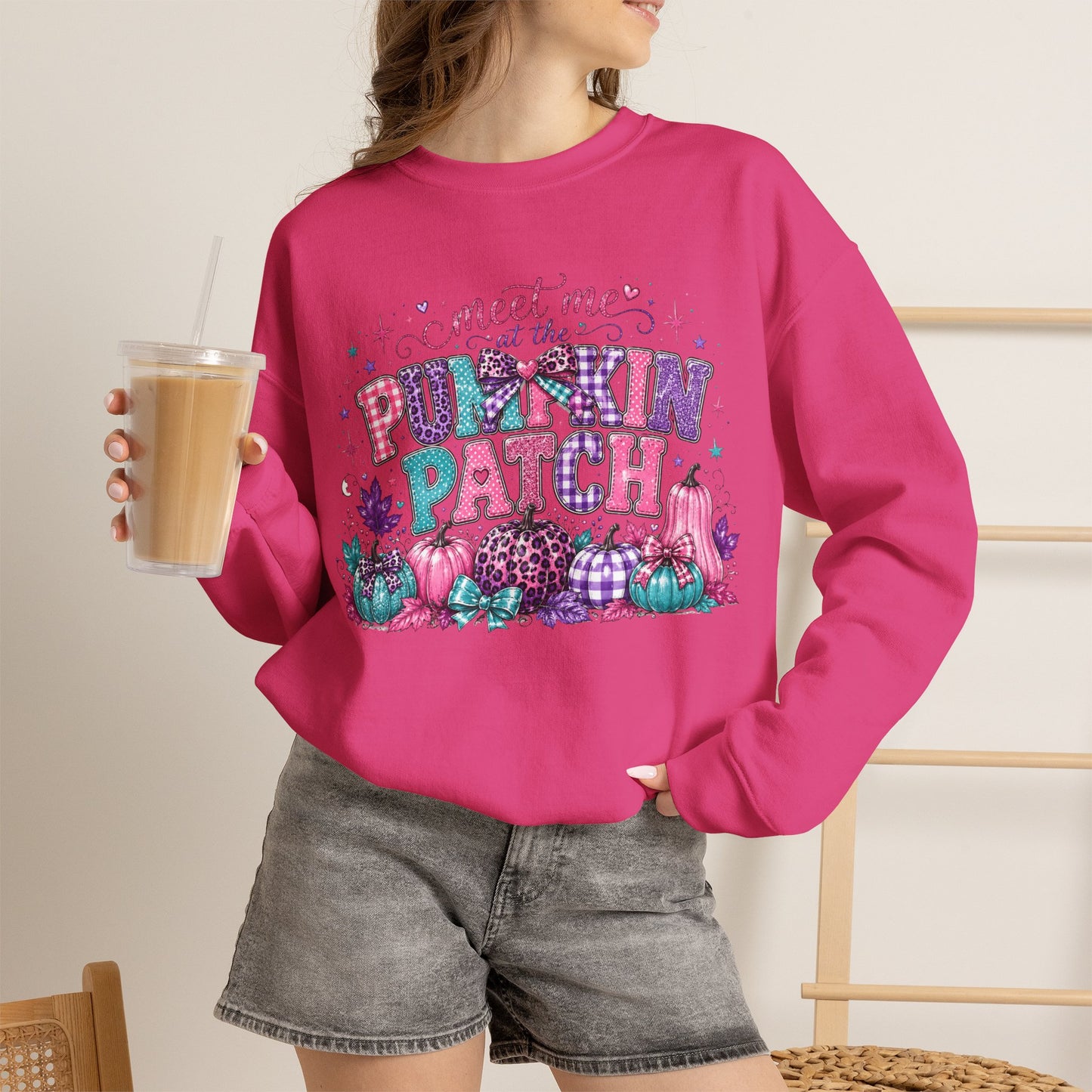 Pumpkin Patch Sweatshirt – "Meet Me at the Pumpkin Patch" Fall Crewneck