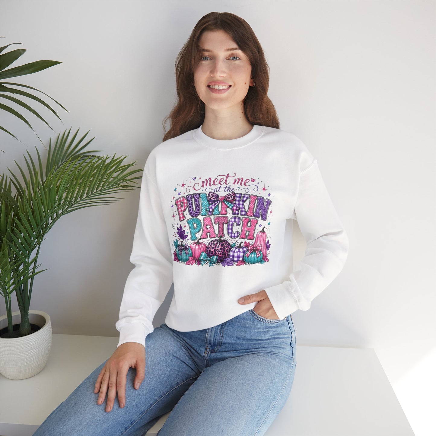Pumpkin Patch Sweatshirt – "Meet Me at the Pumpkin Patch" Fall Crewneck