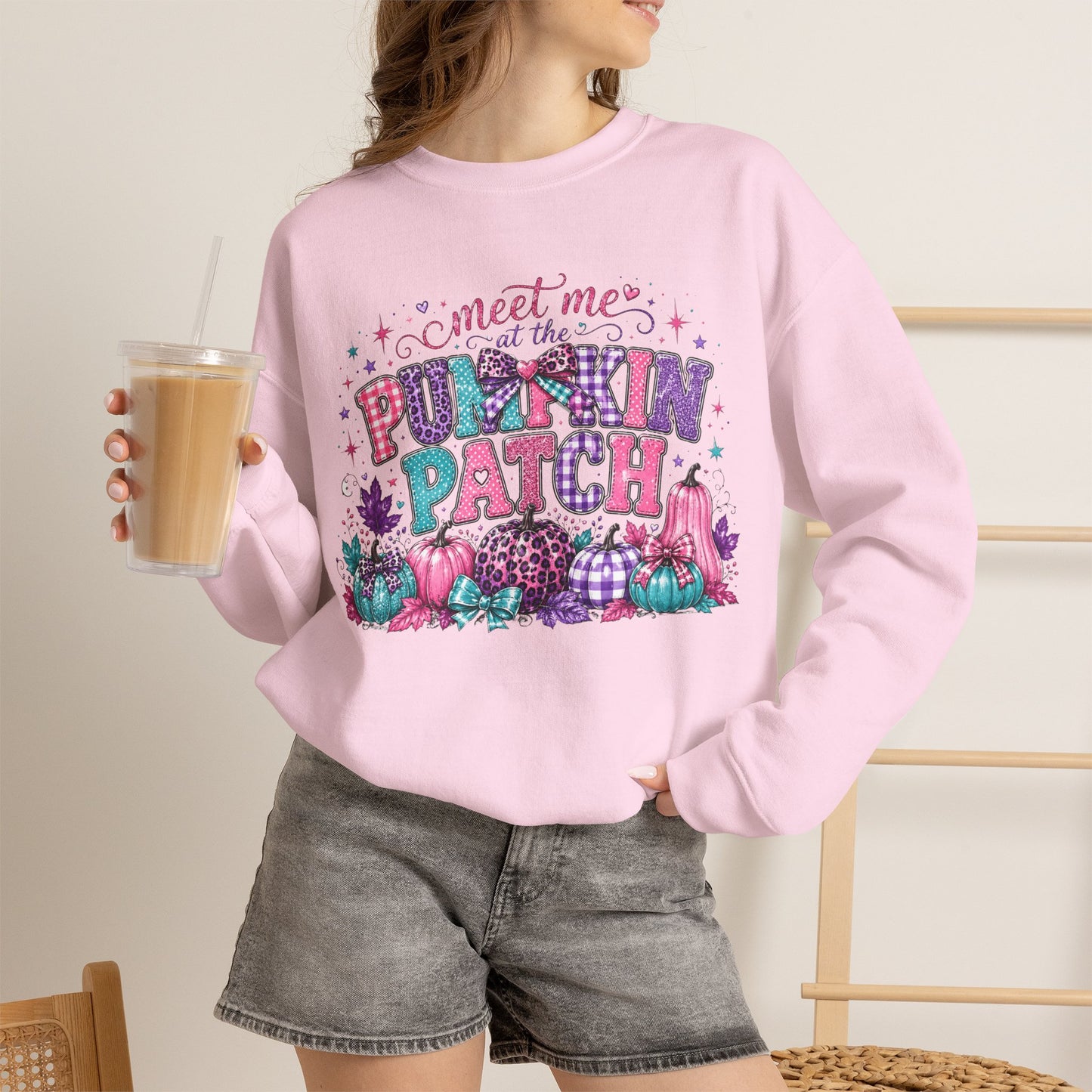 Pumpkin Patch Sweatshirt – "Meet Me at the Pumpkin Patch" Fall Crewneck