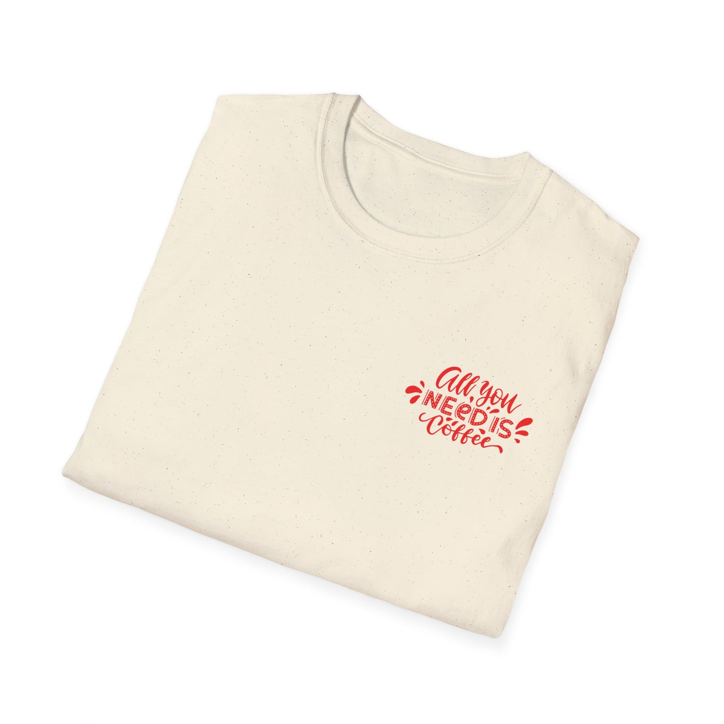 Coffee T-Shirt — "In the Morning When I Rise Give Me Coffee" Leopard Print