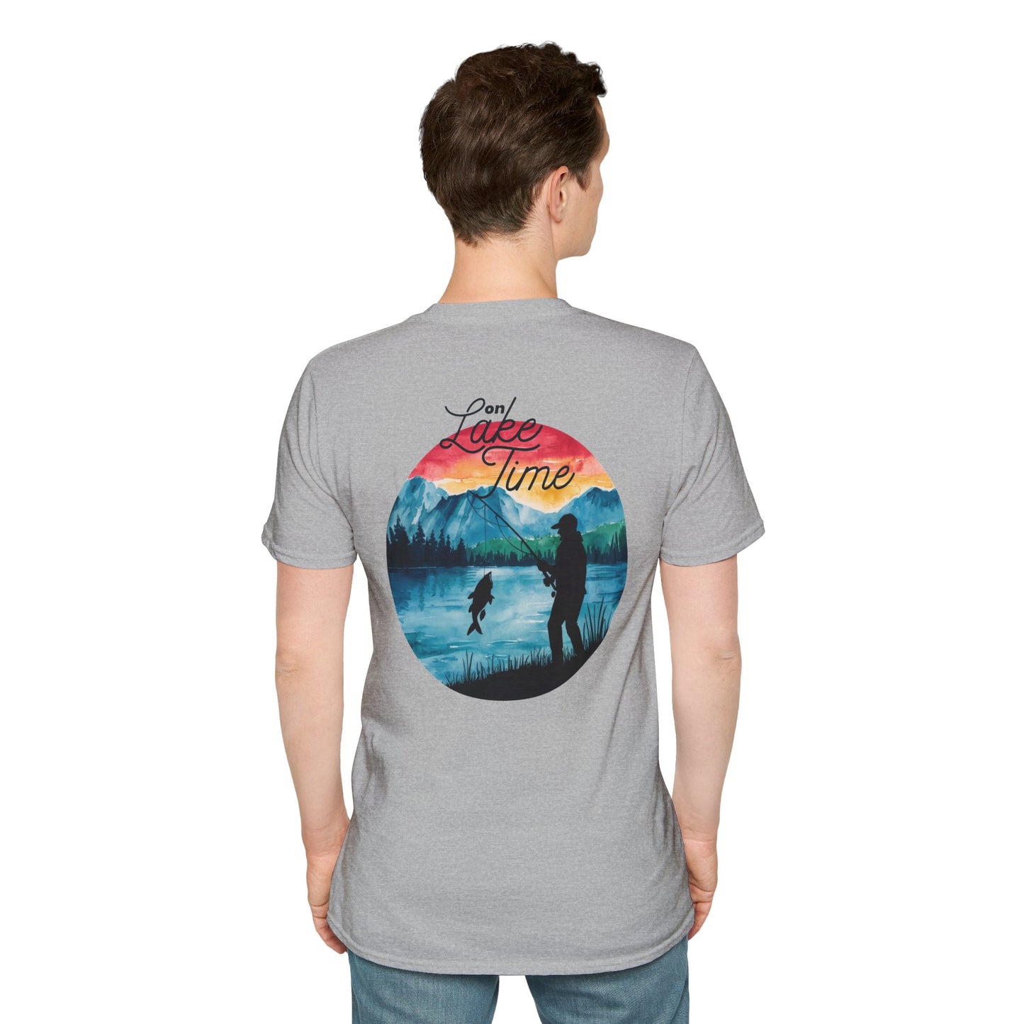 On Lake Time Fishing T-Shirt — Good Times & Lake Lines Collection