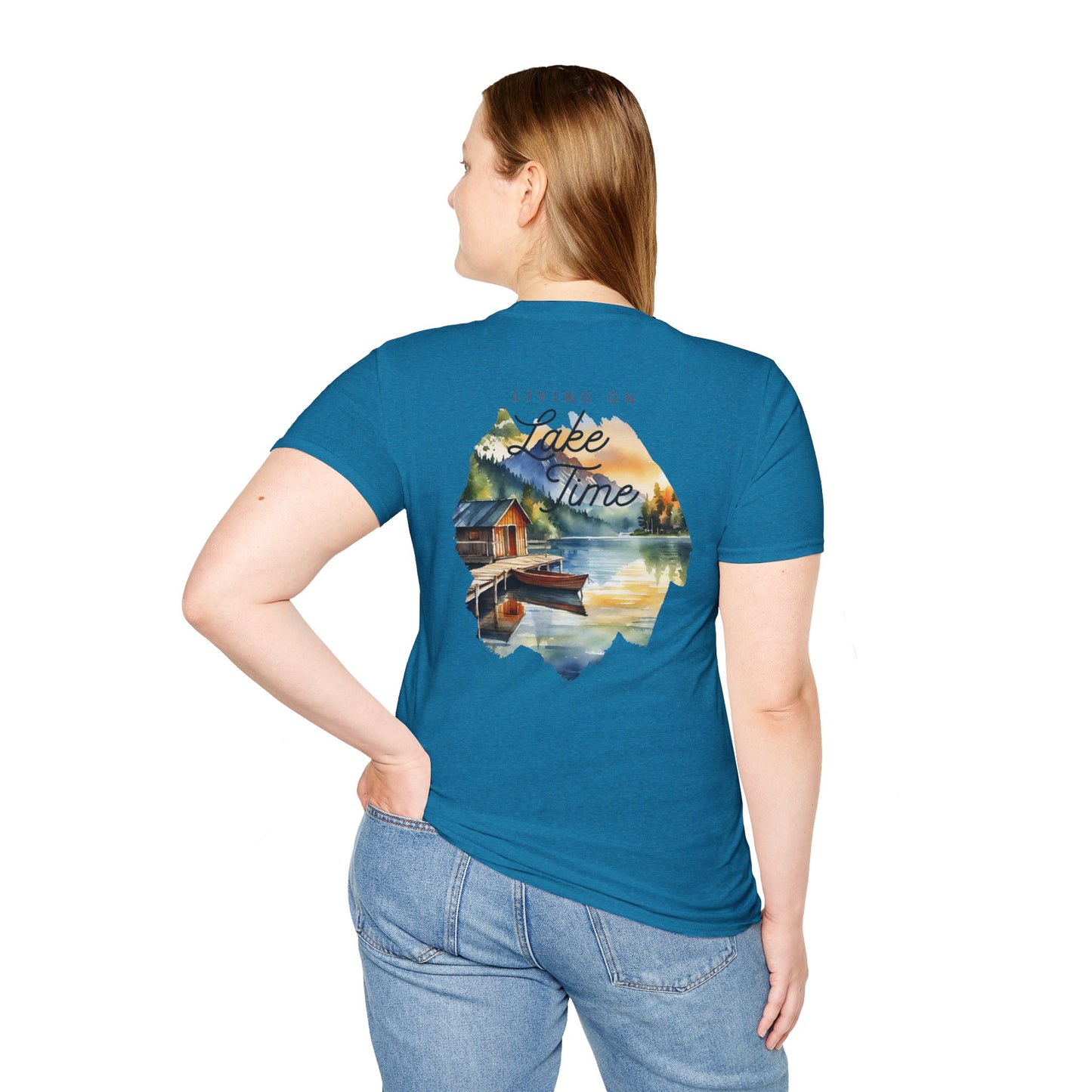 Lakt Time Scenic Cabin Boat T-Shirt