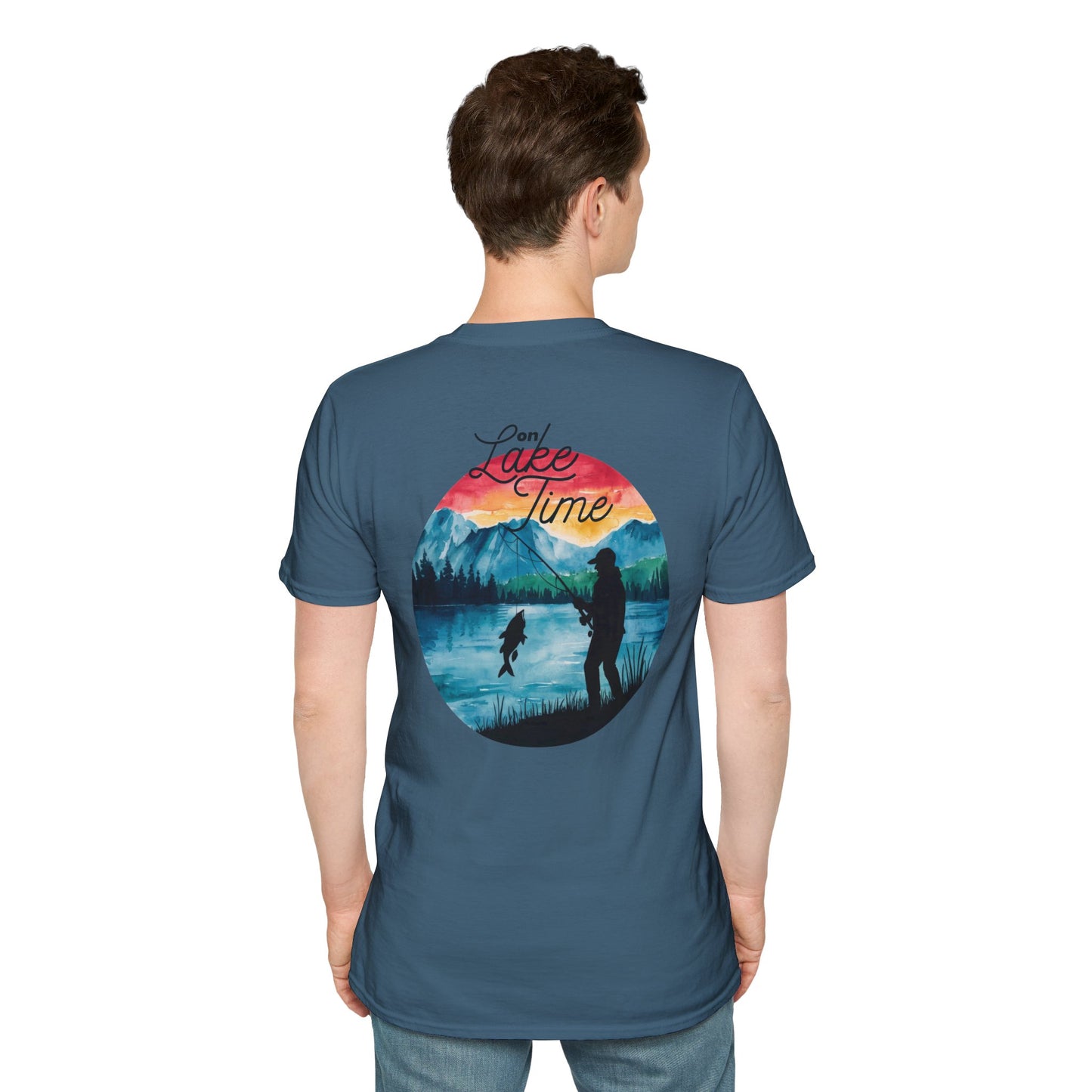 On Lake Time Fishing T-Shirt — Good Times & Lake Lines Collection