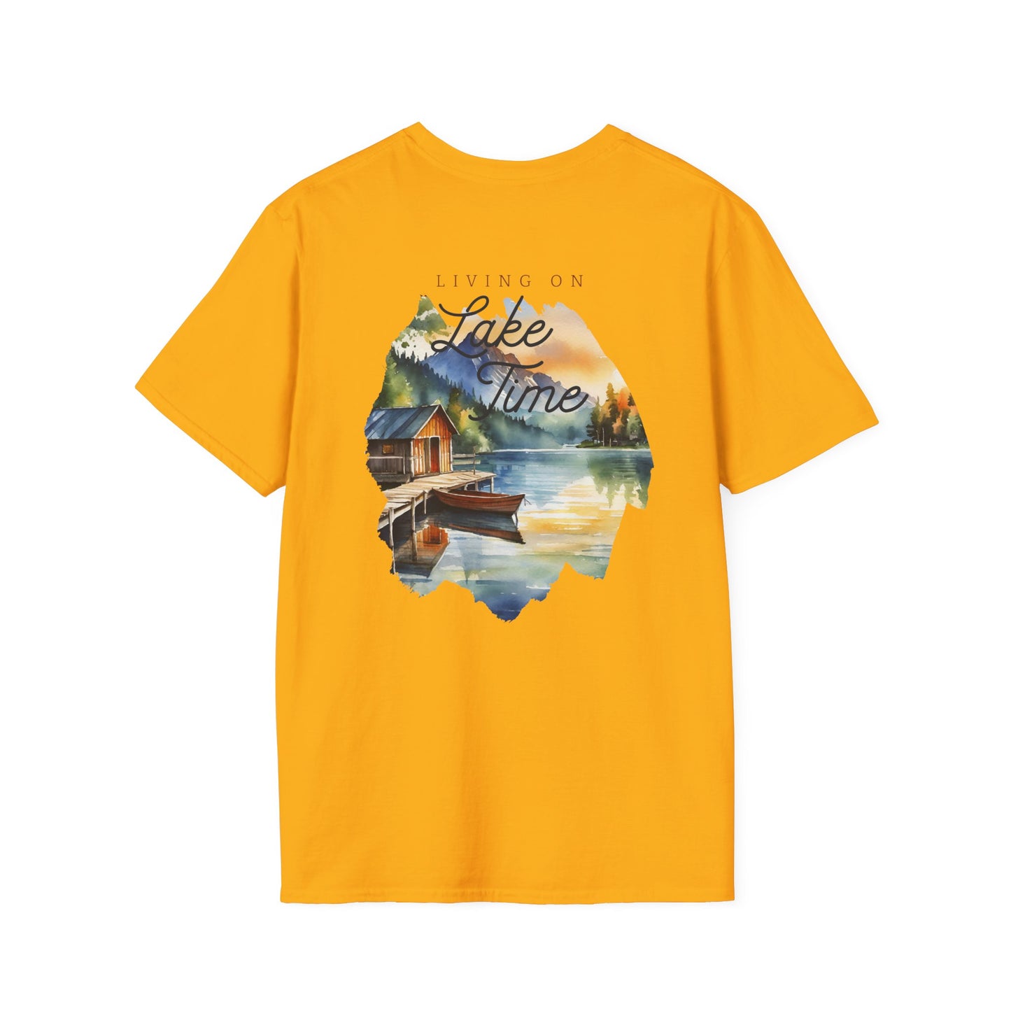 Lakt Time Scenic Cabin Boat T-Shirt