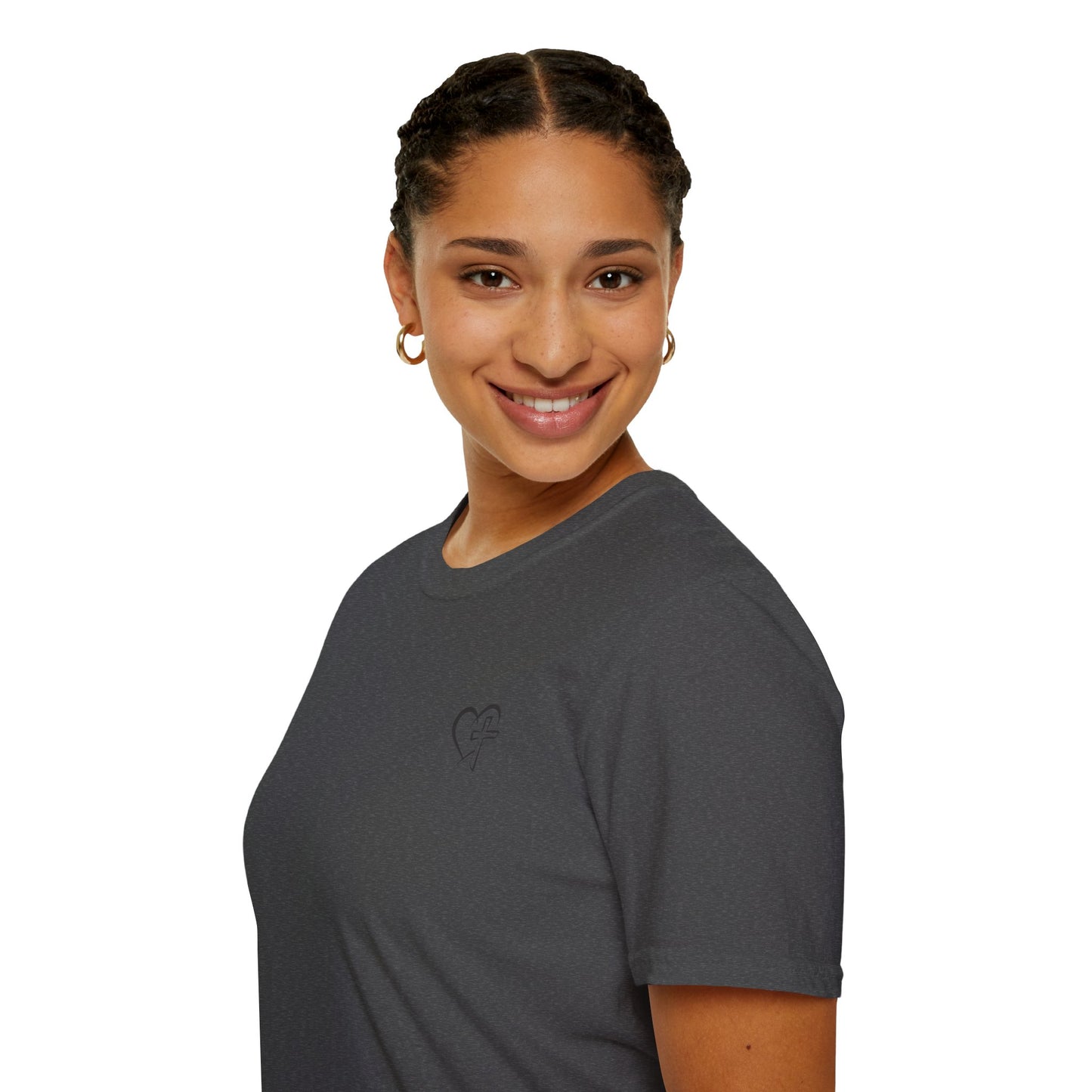 Heart Cross Logo T-Shirt — Minimal Christian Tee