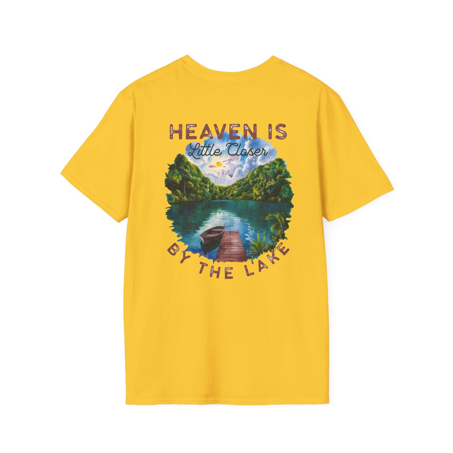 Heaven Is A Little Closer By The Lake T-Shirt — Scenic Lake Memorial Tee