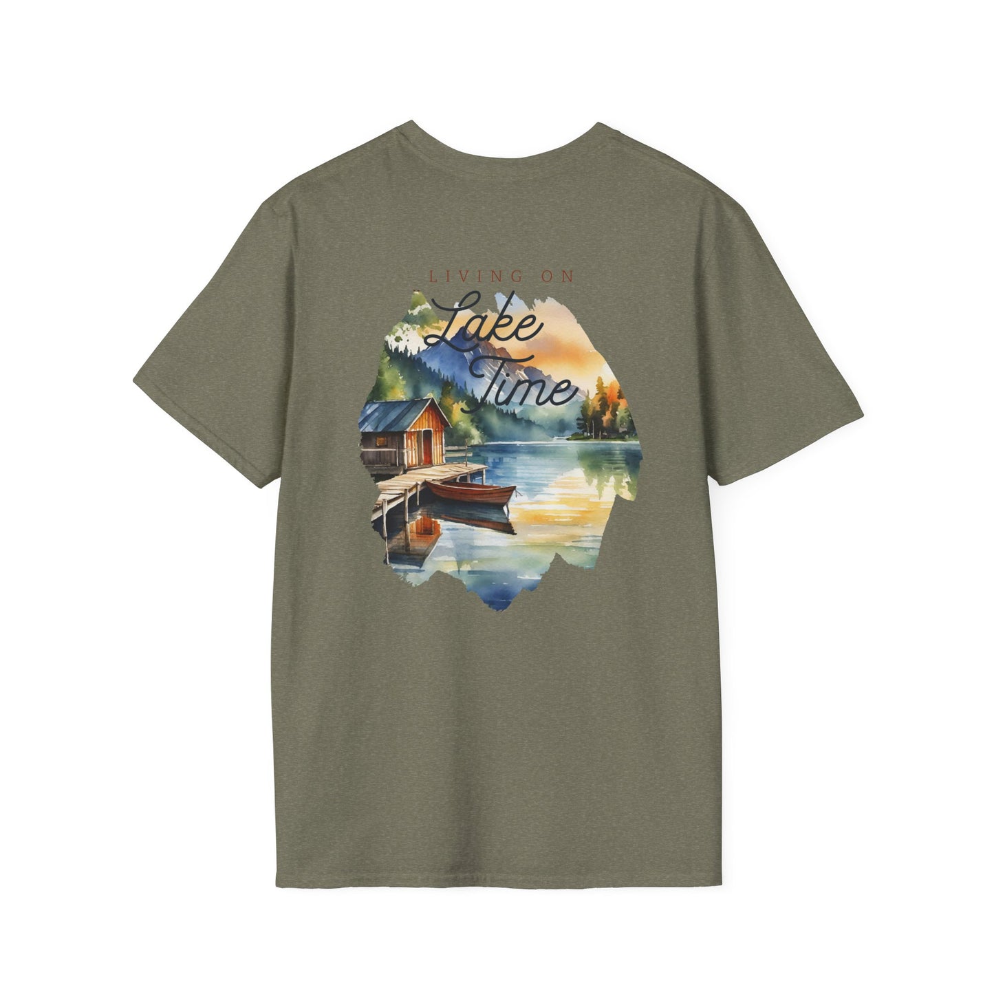 Lakt Time Scenic Cabin Boat T-Shirt