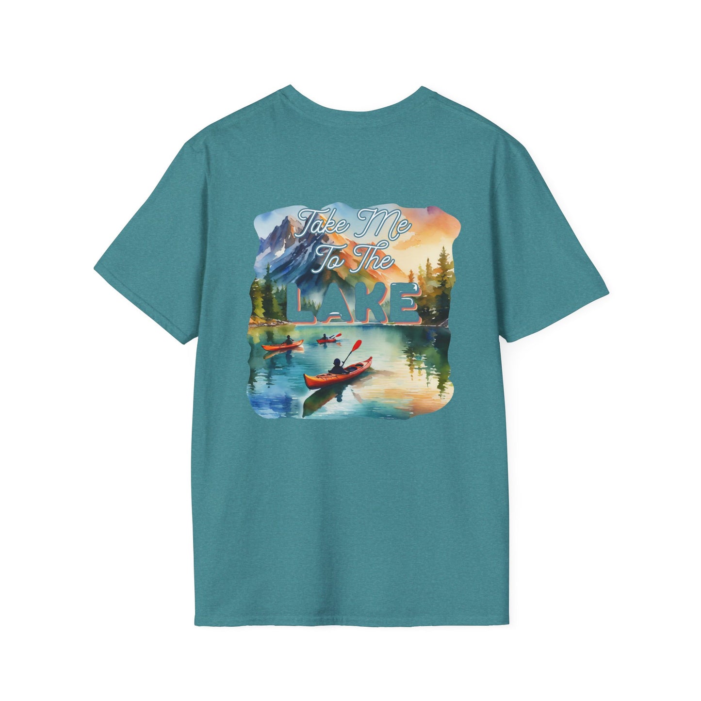 Take Me To The Lake Canoe T-Shirt — Lake Trip Camping Graphic Tee