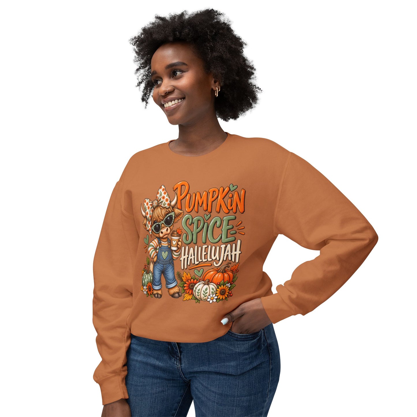 Pumpkin Spice Hallelujah Crewneck Sweatshirt