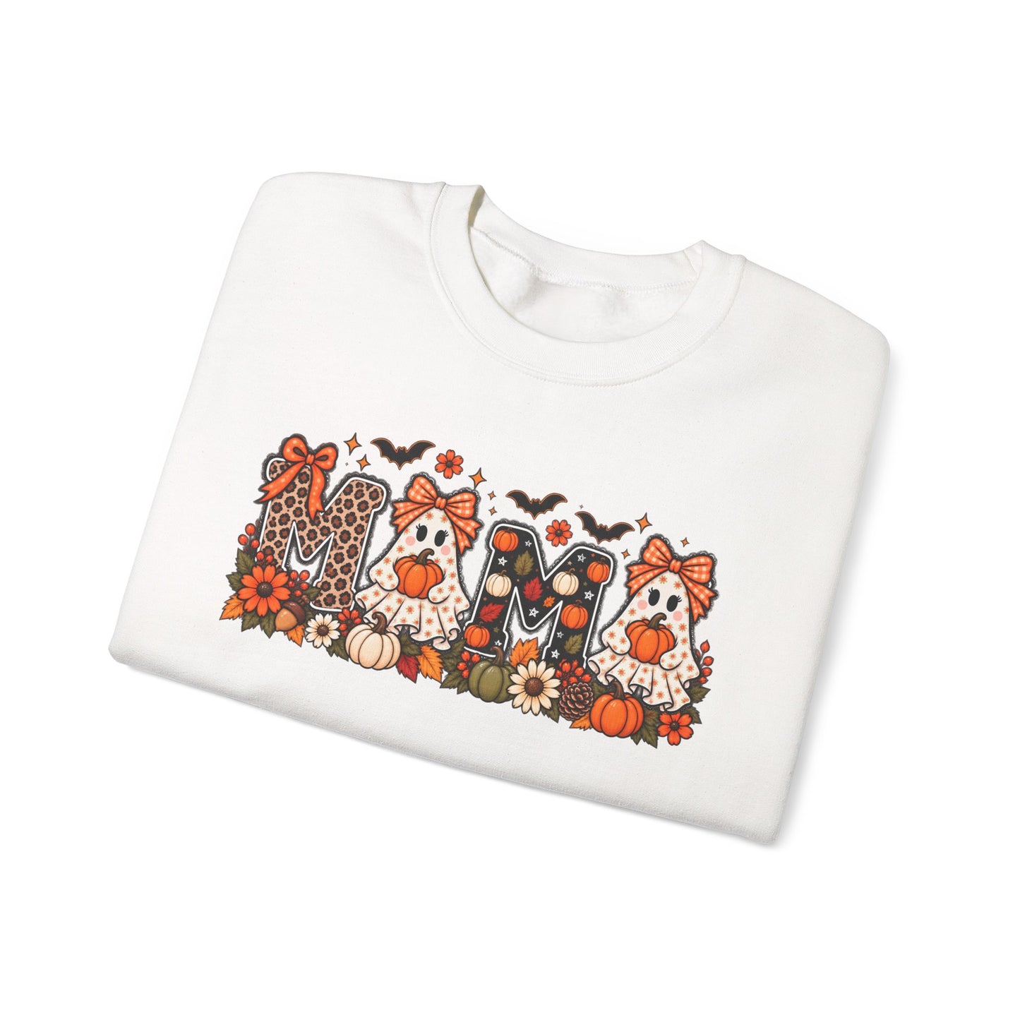 Mom Crewneck Sweatshirt — Floral Corgi Mom Graphic Pullover