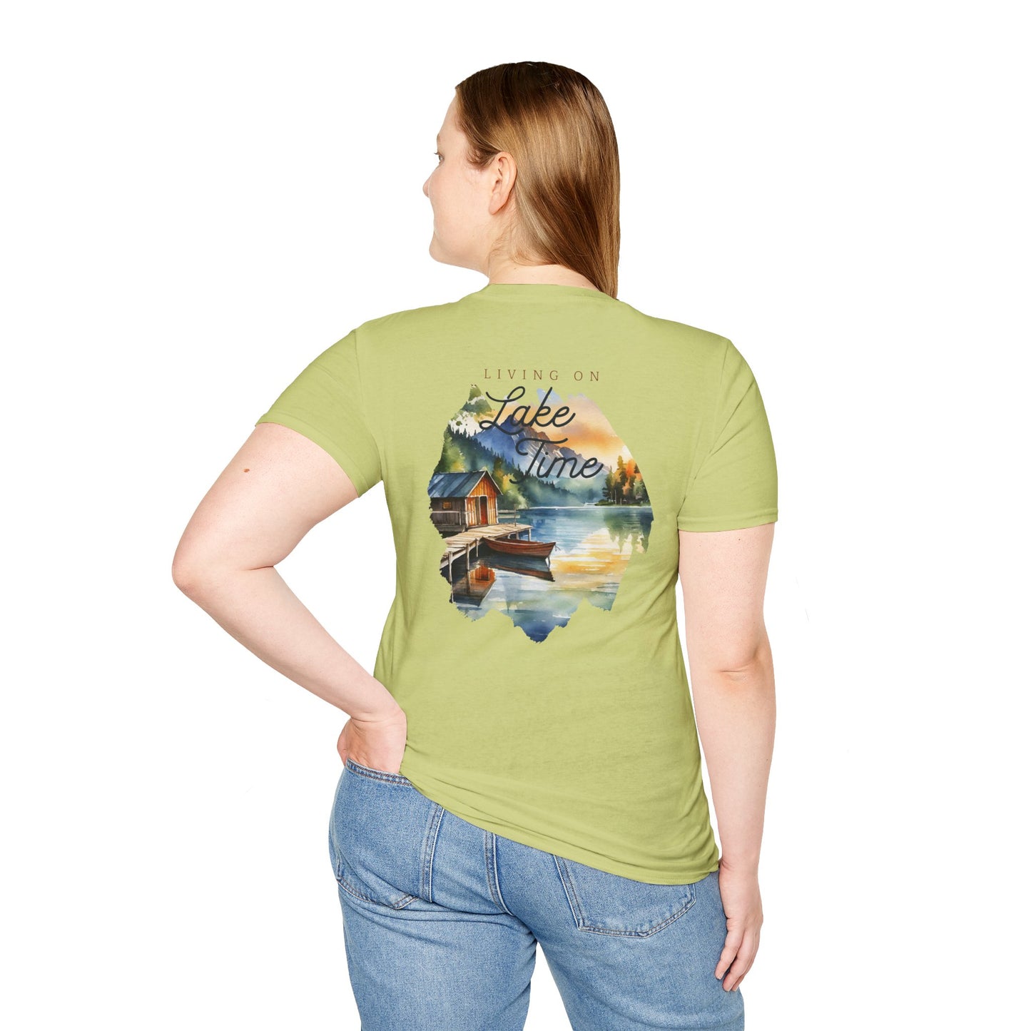 Lakt Time Scenic Cabin Boat T-Shirt