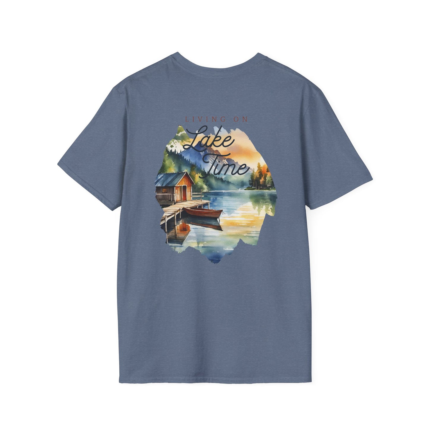 Lakt Time Scenic Cabin Boat T-Shirt