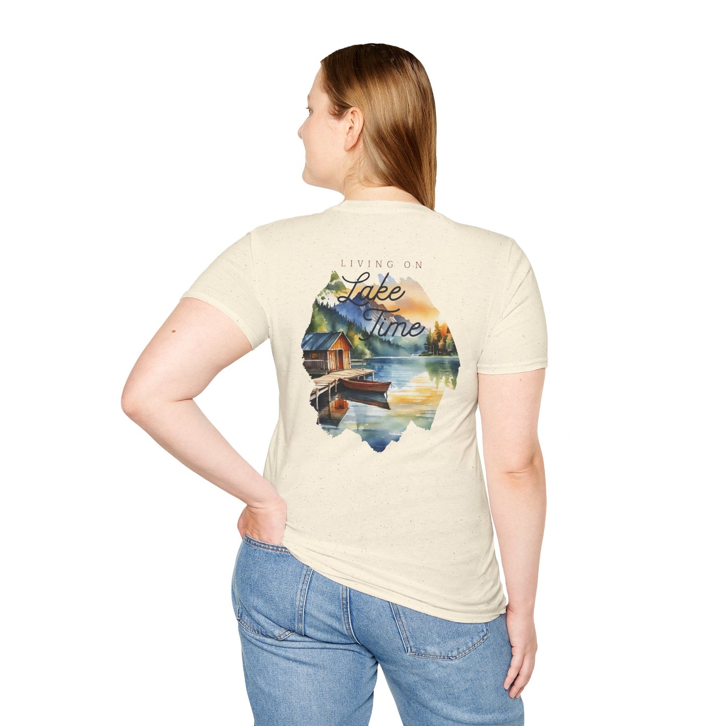 Lakt Time Scenic Cabin Boat T-Shirt