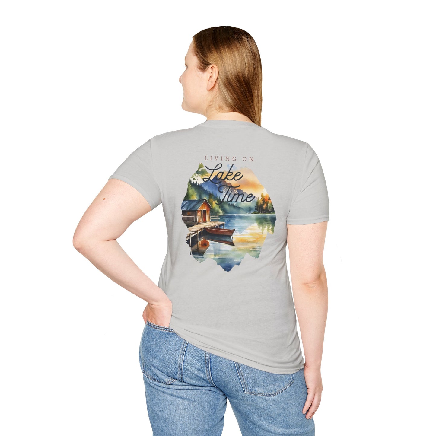 Lakt Time Scenic Cabin Boat T-Shirt
