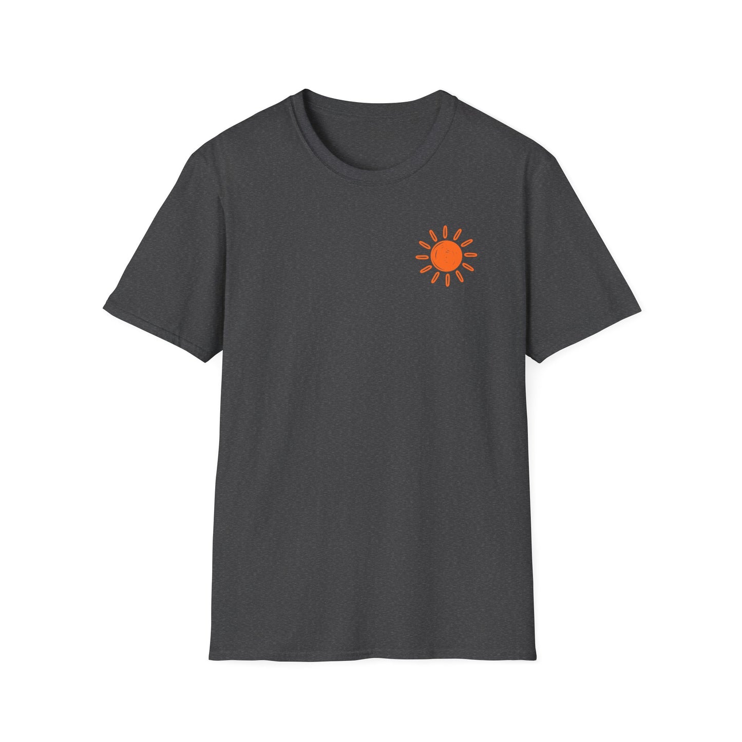 The Lake Made Me Do It Fishing Tee — Sunset Boat Graphic T-Shirt