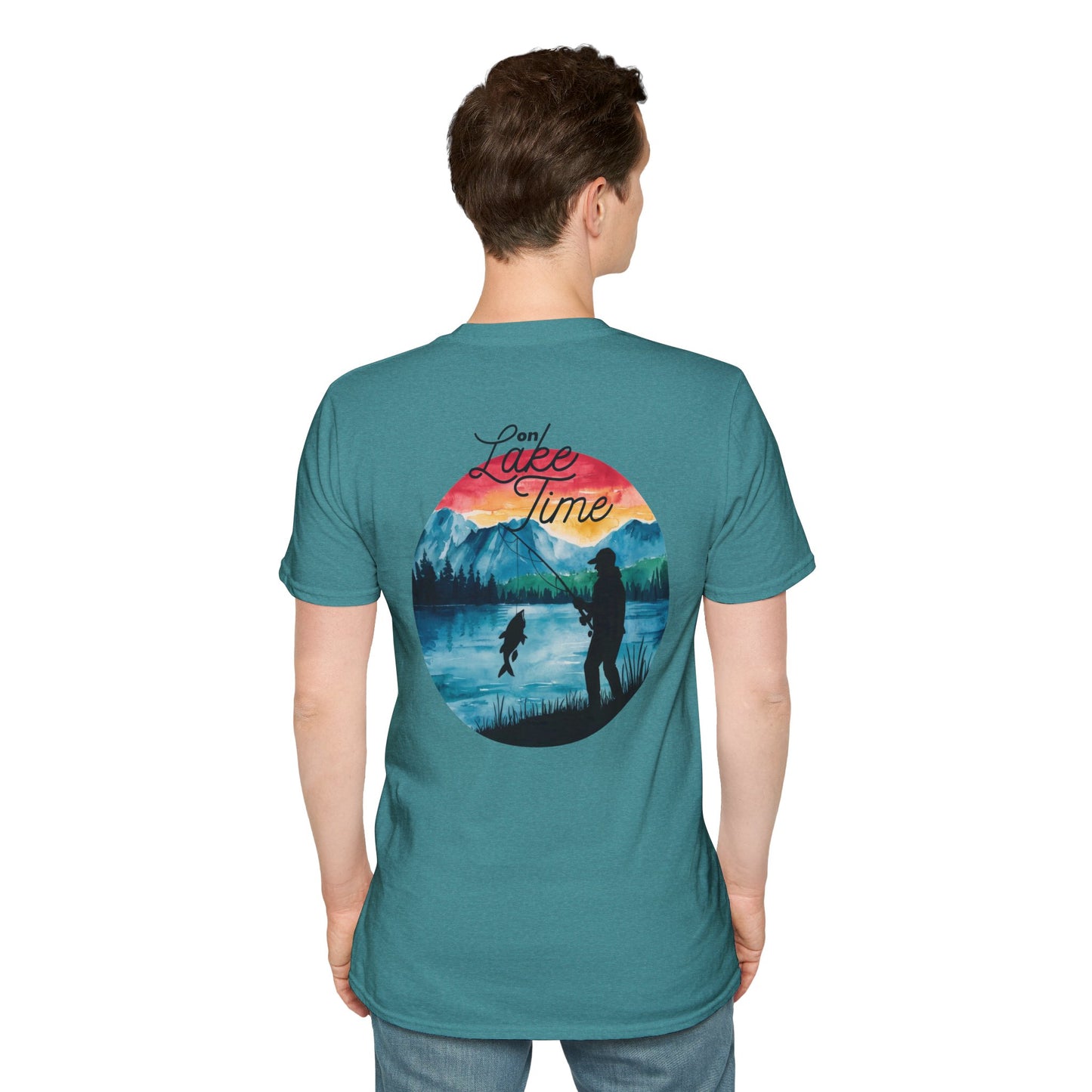 On Lake Time Fishing T-Shirt — Good Times & Lake Lines Collection