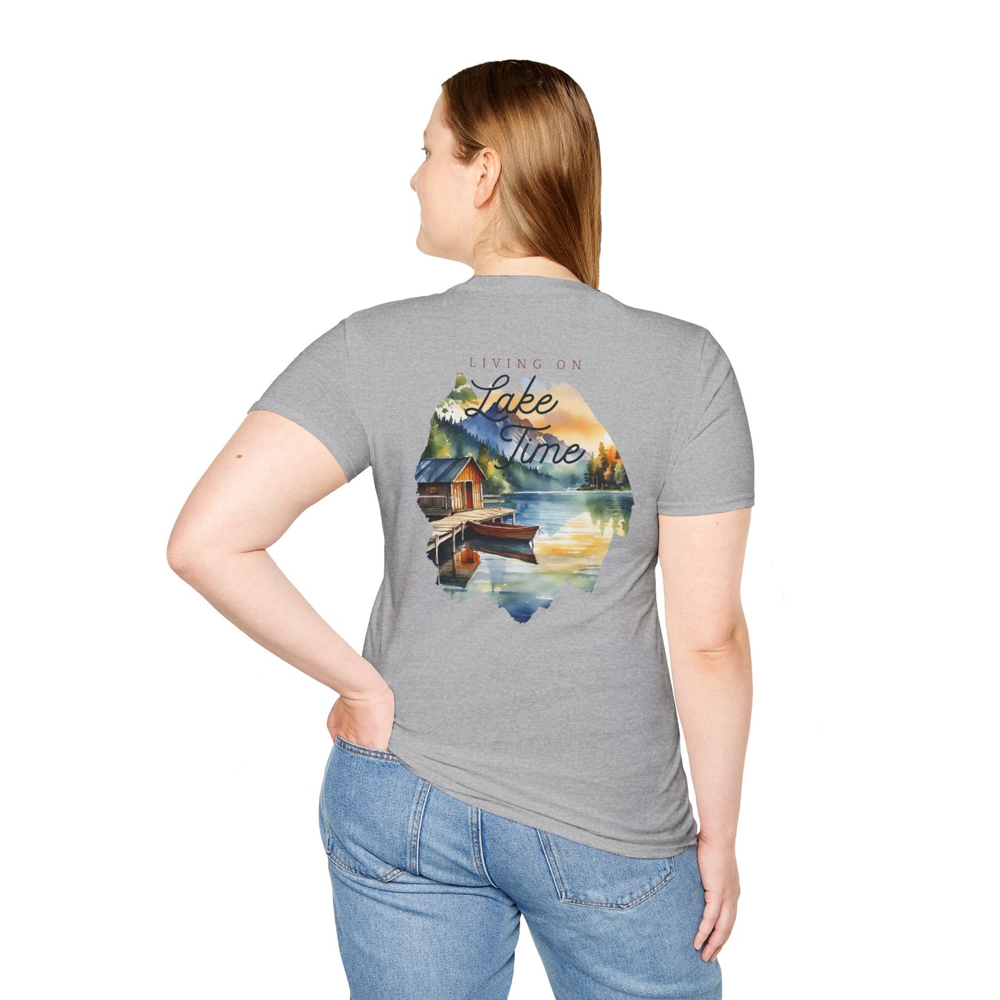 Lakt Time Scenic Cabin Boat T-Shirt