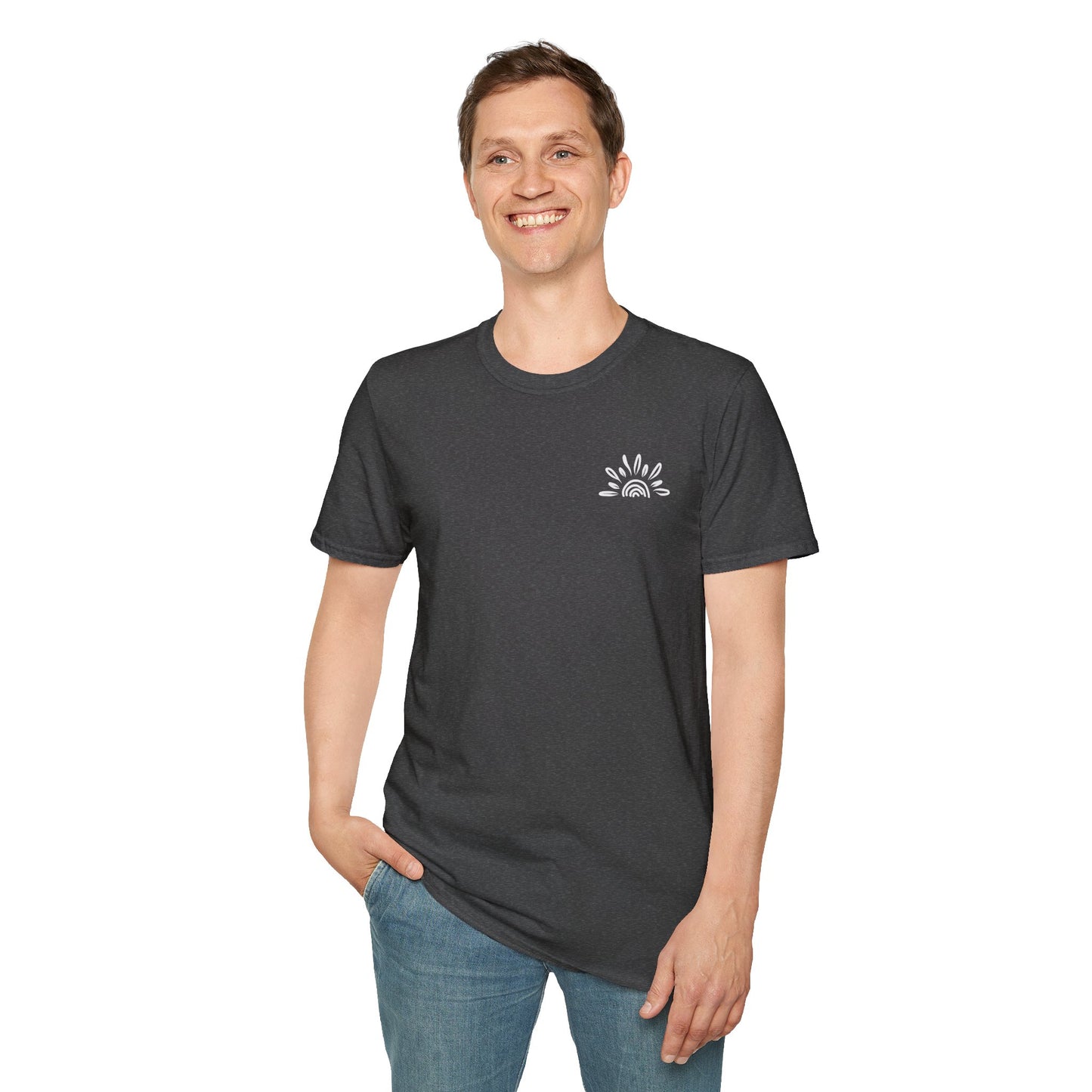 Lake View Sunglasses Tee — Boat, Waves & Sun Rays T-Shirt