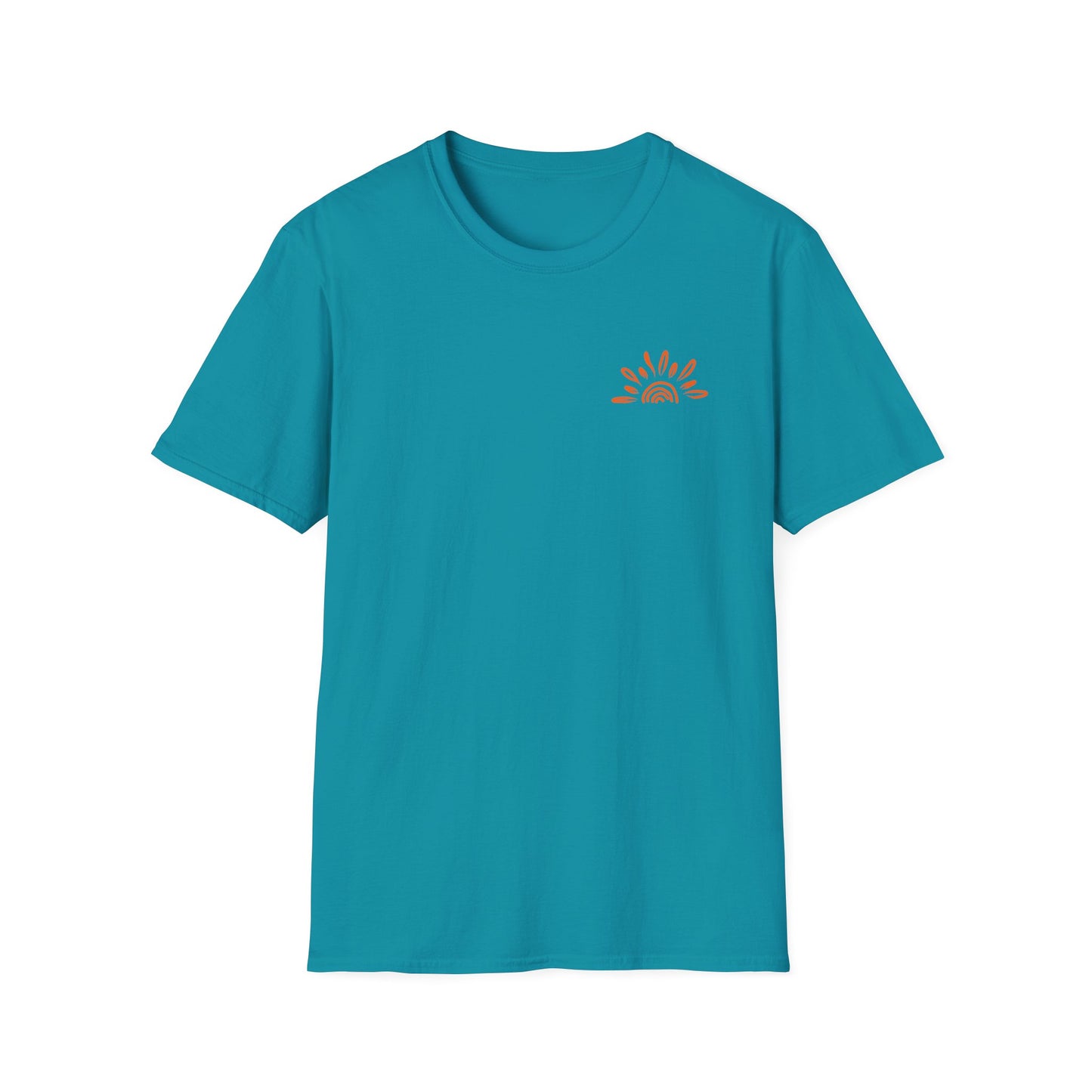 Lake Life T-Shirt — "Living the Dream at the Lake" Boat & Mountain Scene