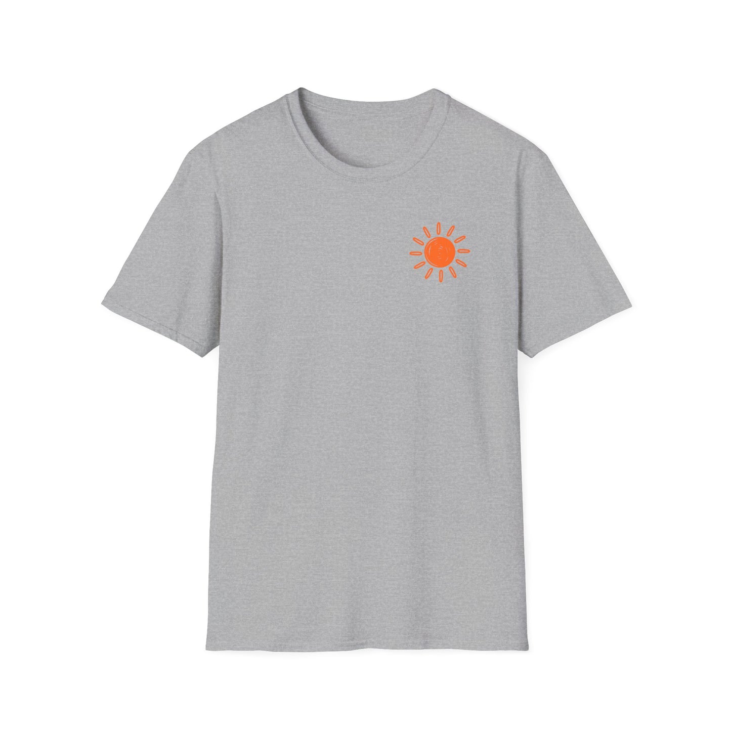 The Lake Made Me Do It Fishing Tee — Sunset Boat Graphic T-Shirt
