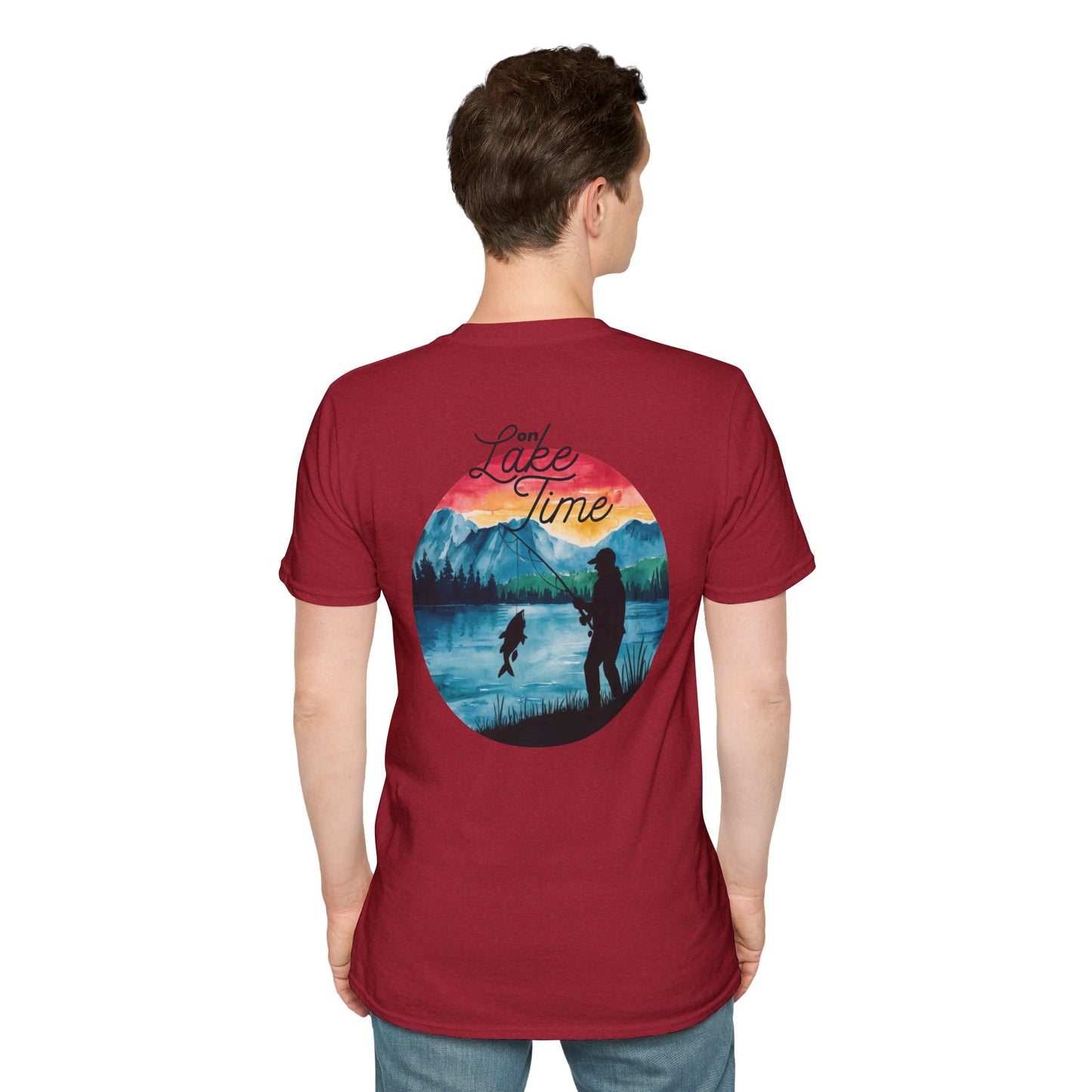 On Lake Time Fishing T-Shirt — Good Times & Lake Lines Collection