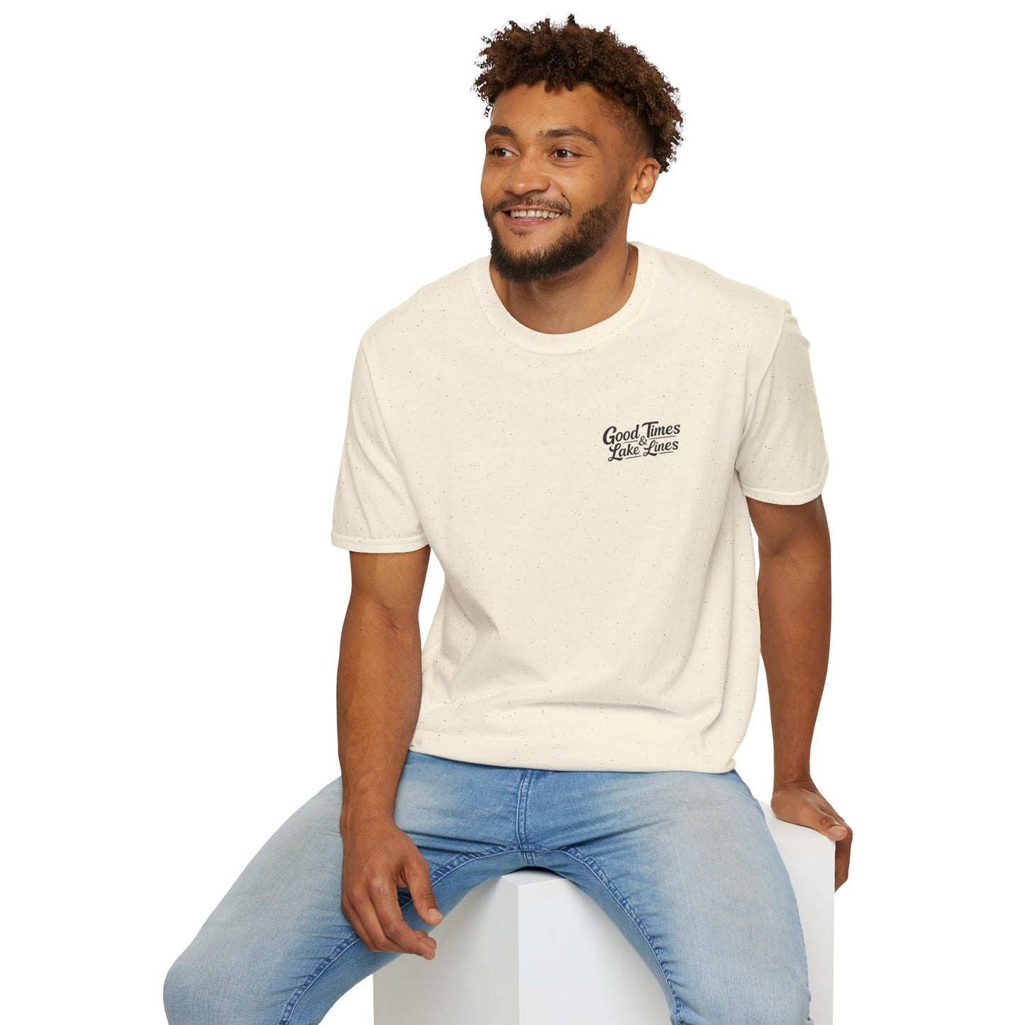 Boat Graphic T-Shirt — 'Whatever Floats Your Boat' Vintage Lake Sunset Tee