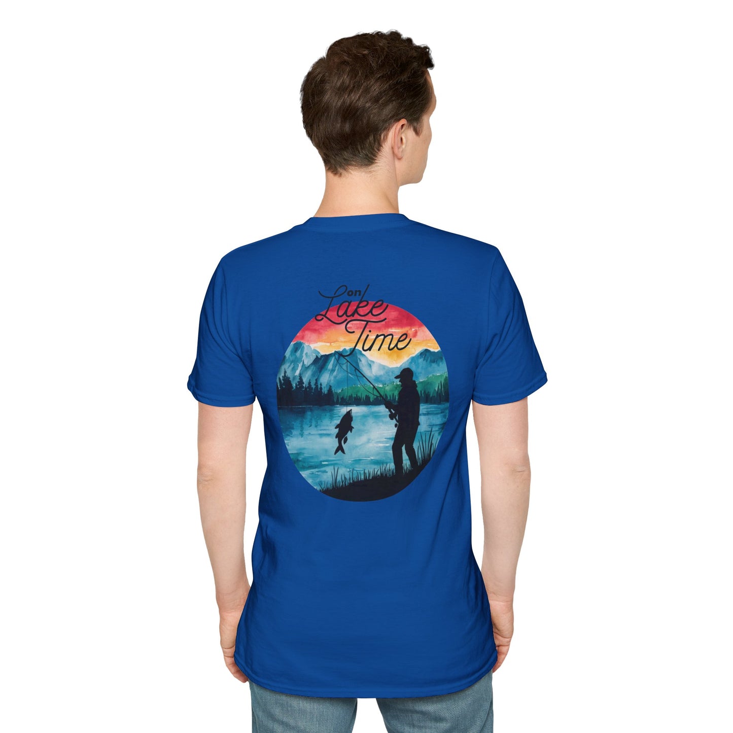 On Lake Time Fishing T-Shirt — Good Times & Lake Lines Collection