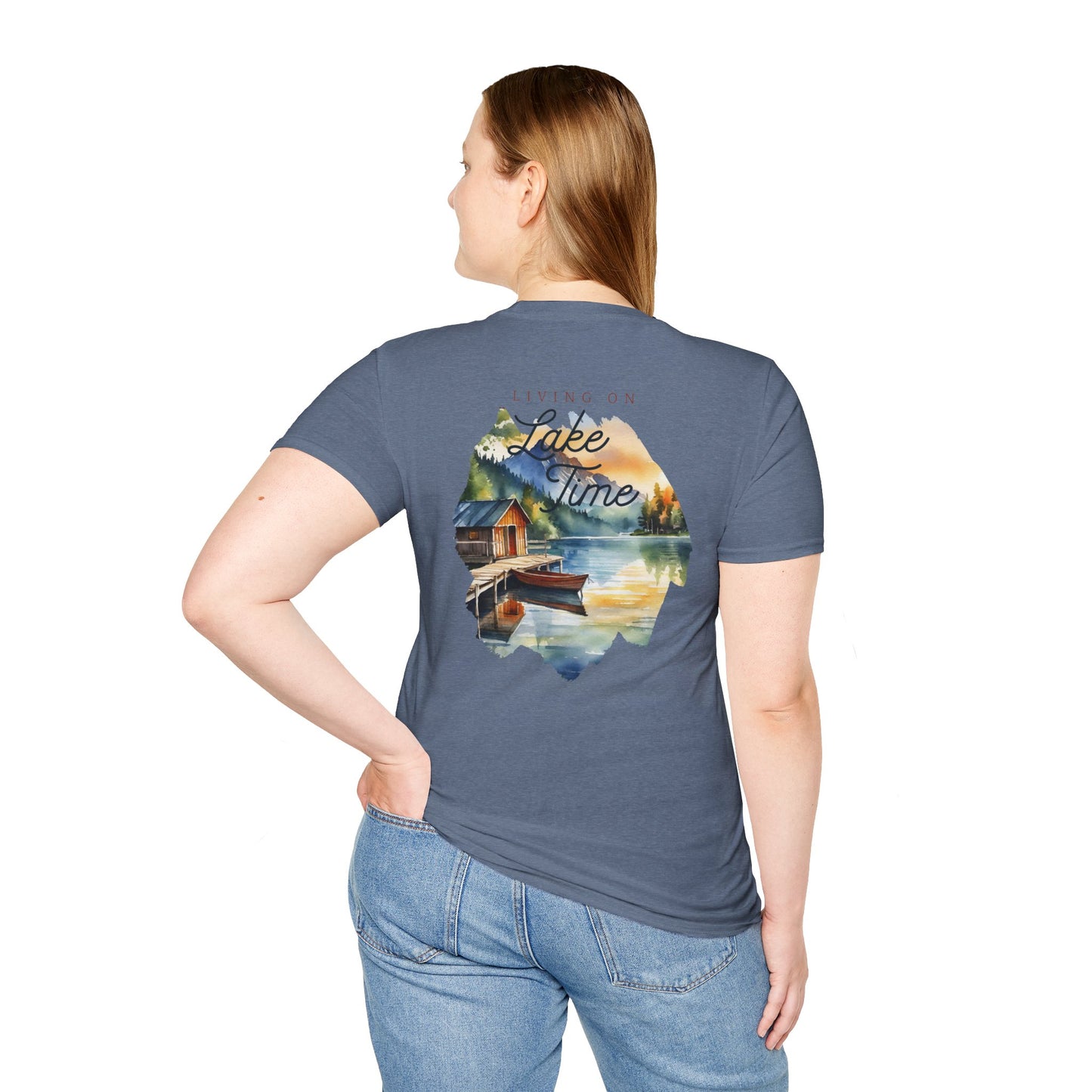 Lakt Time Scenic Cabin Boat T-Shirt