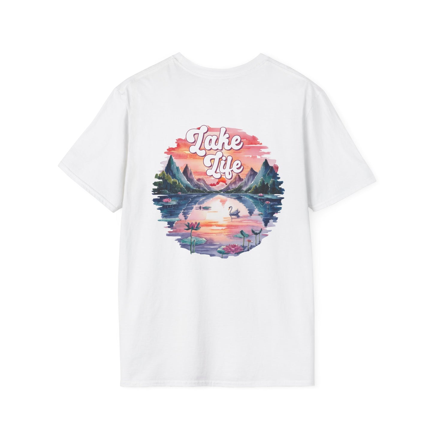 Lake Life Sunset T-Shirt, Lake Vibes Tee, Vintage Nature Graphic Shirt, Summer Lake Outfit, Cabin Weekend Tee, Lake Lover Gift