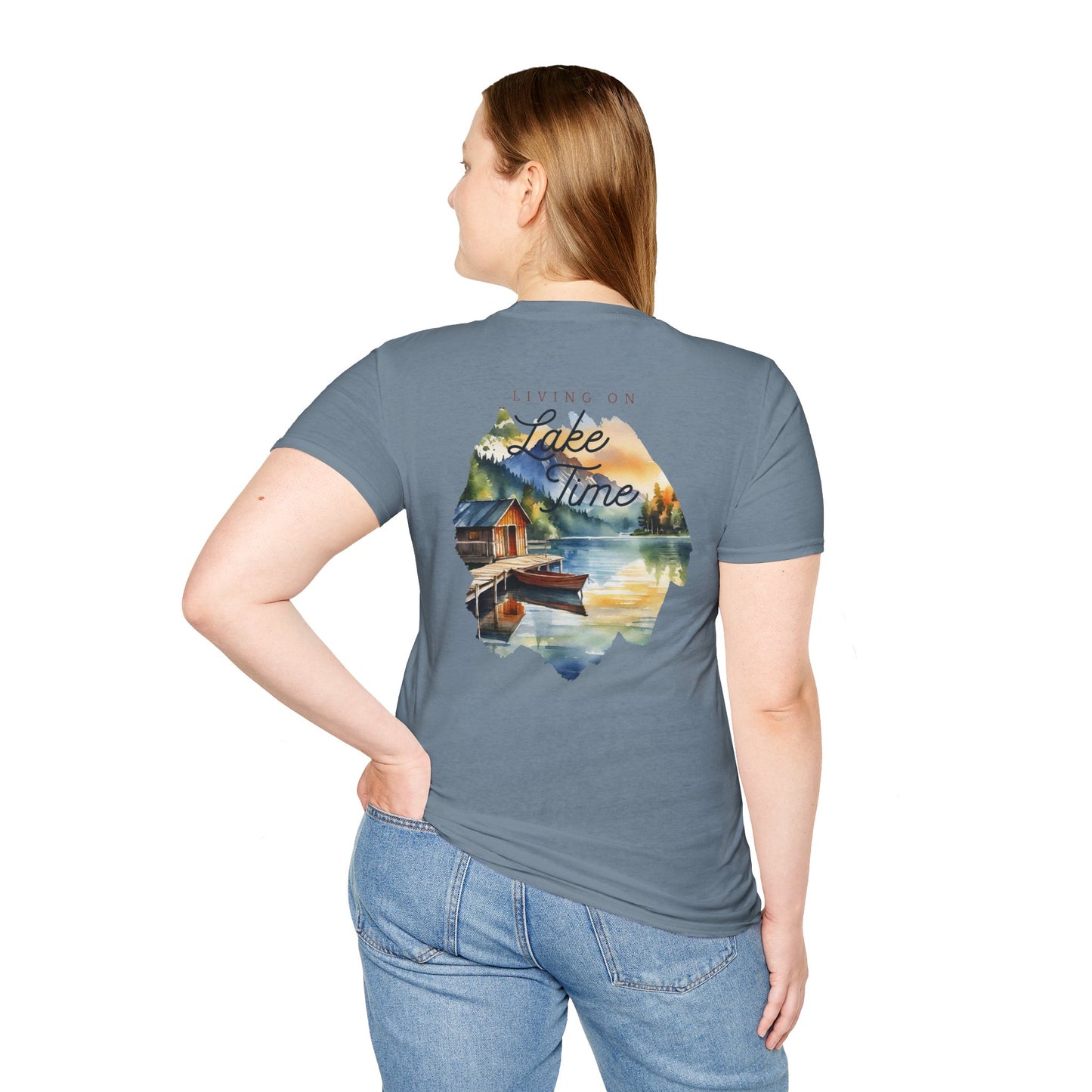 Lakt Time Scenic Cabin Boat T-Shirt