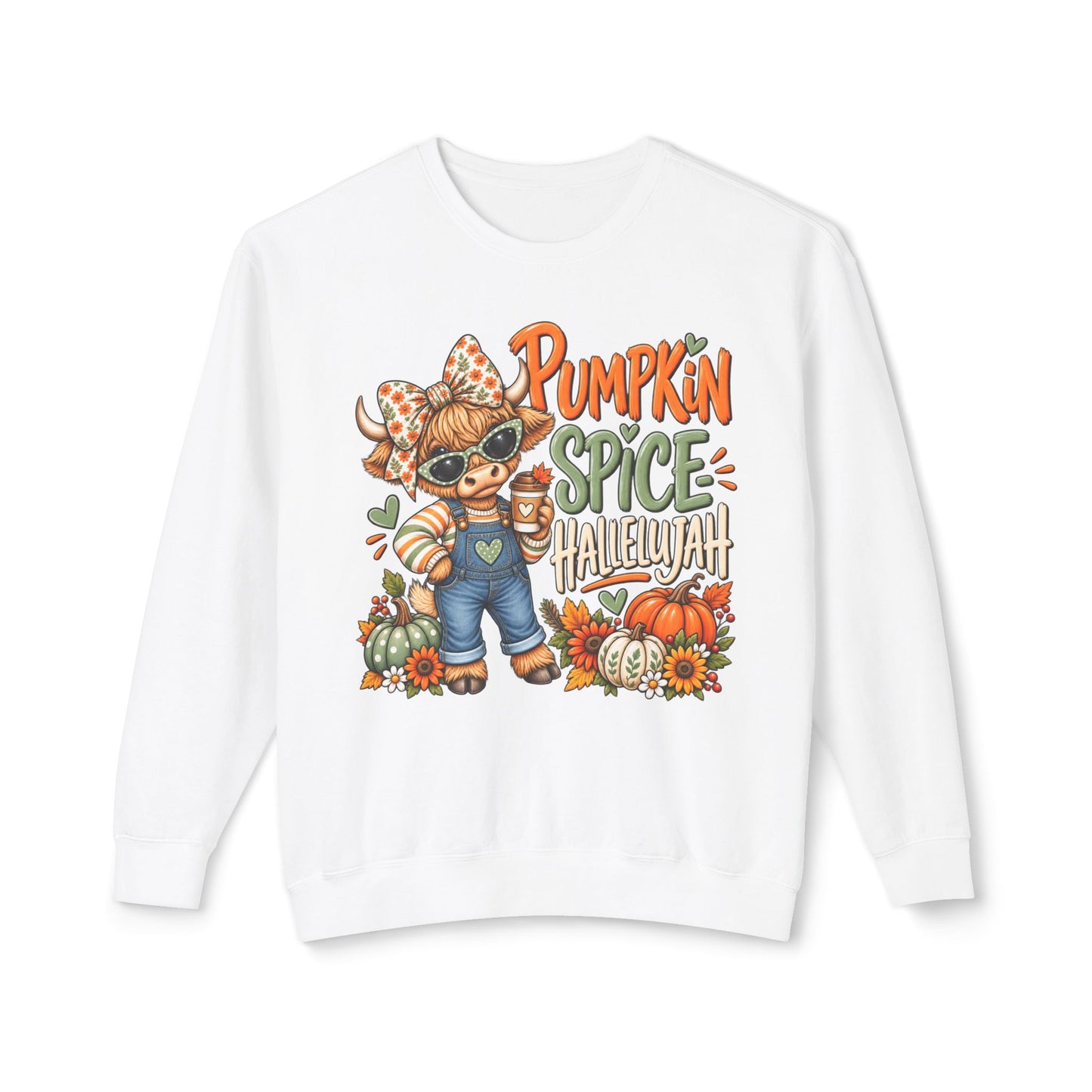 Pumpkin Spice Hallelujah Crewneck Sweatshirt