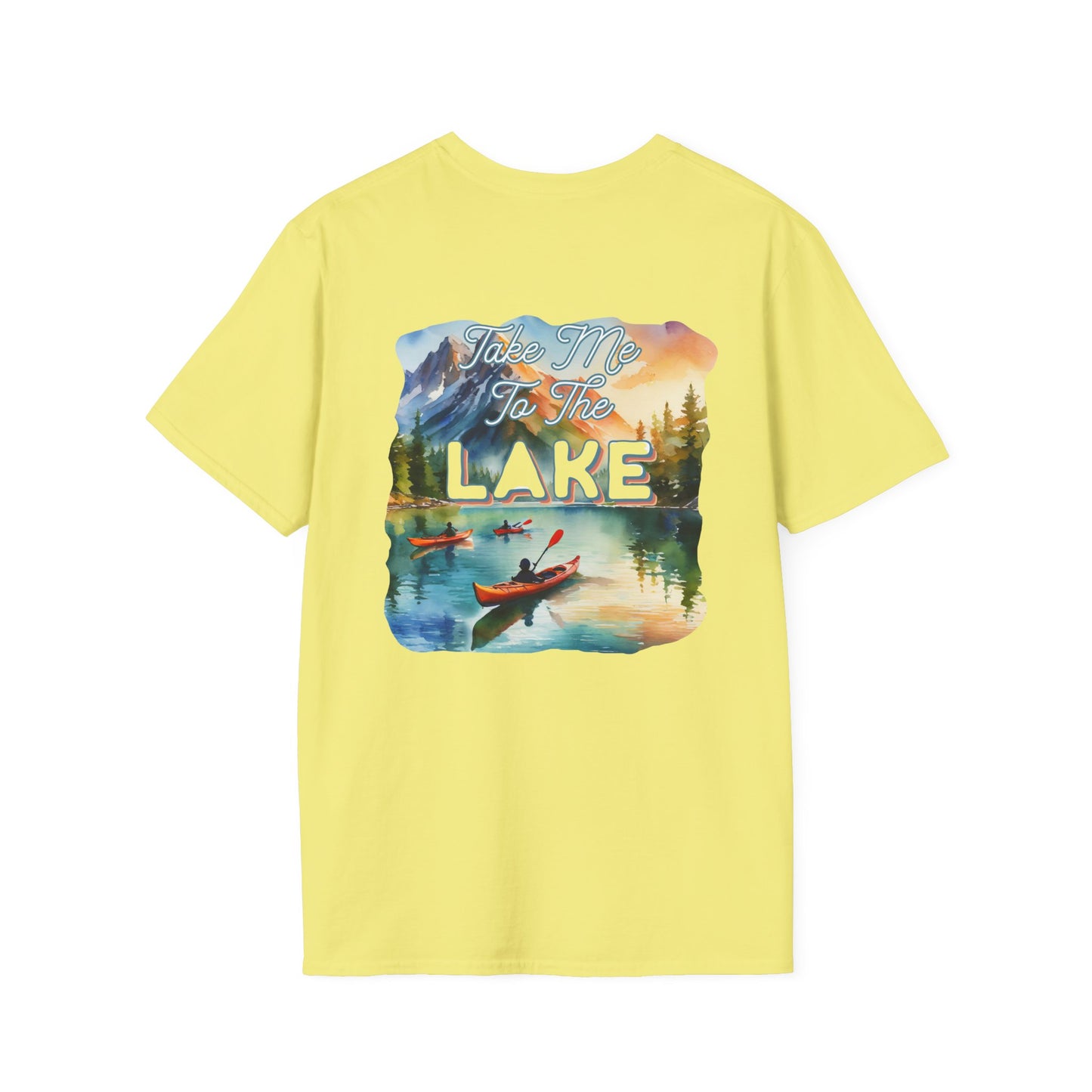 Take Me To The Lake Canoe T-Shirt — Lake Trip Camping Graphic Tee