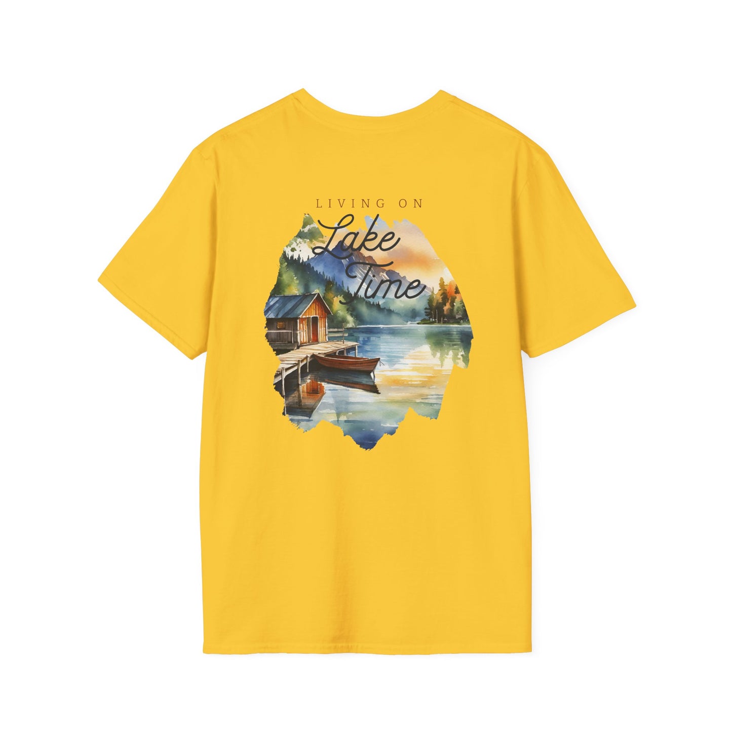 Lakt Time Scenic Cabin Boat T-Shirt