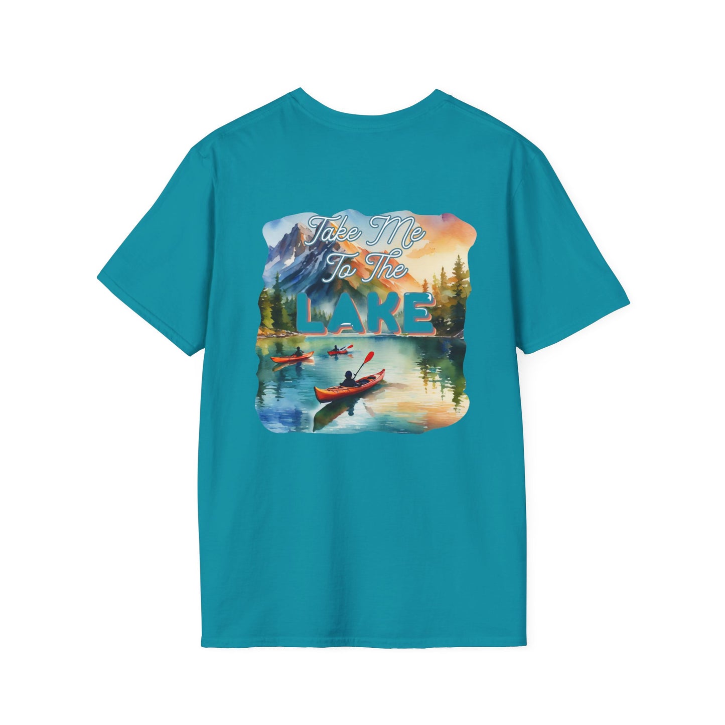Take Me To The Lake Canoe T-Shirt — Lake Trip Camping Graphic Tee