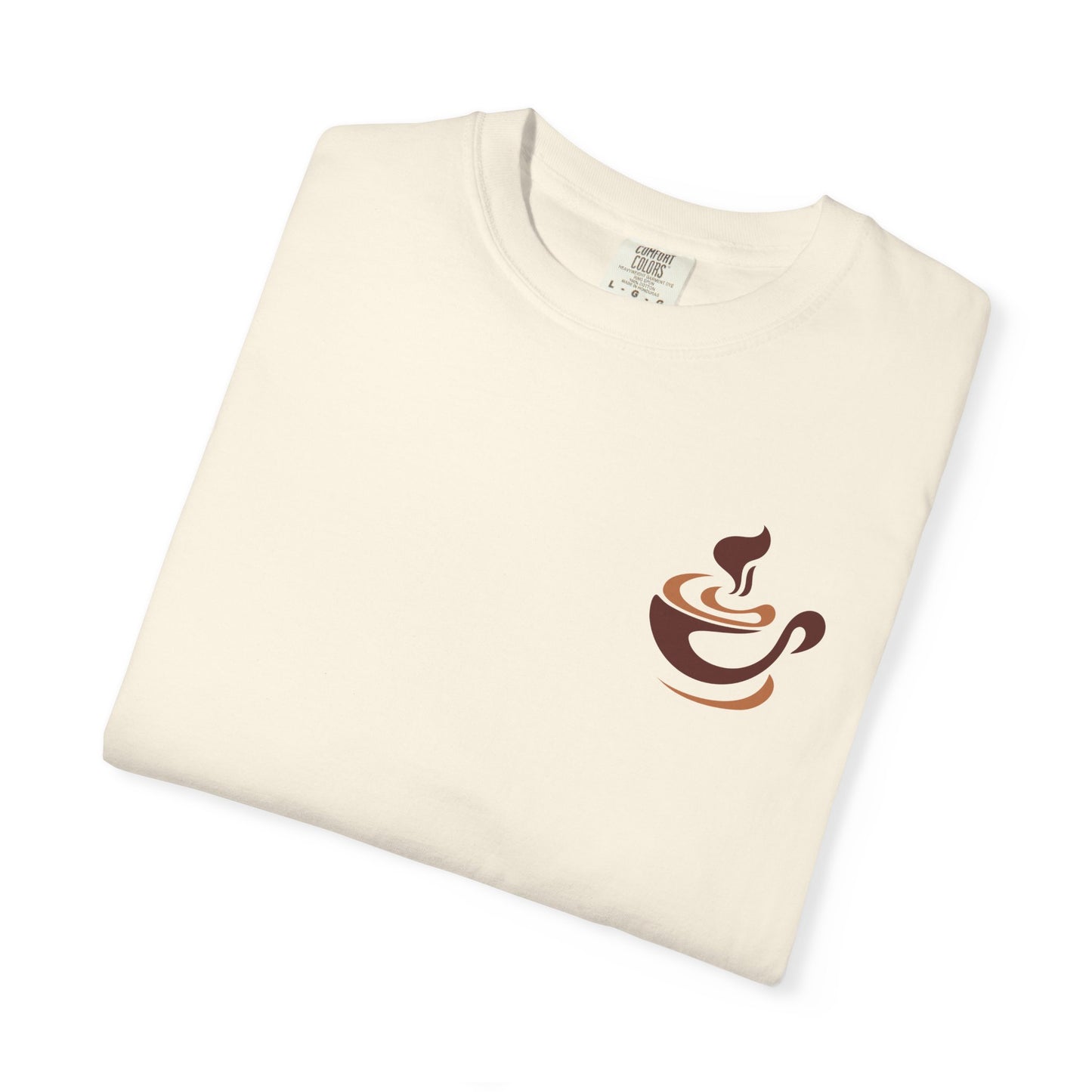 Caffeine & Chaos Skull Tee — Coffee Lover Skeleton Graphic T-Shirt