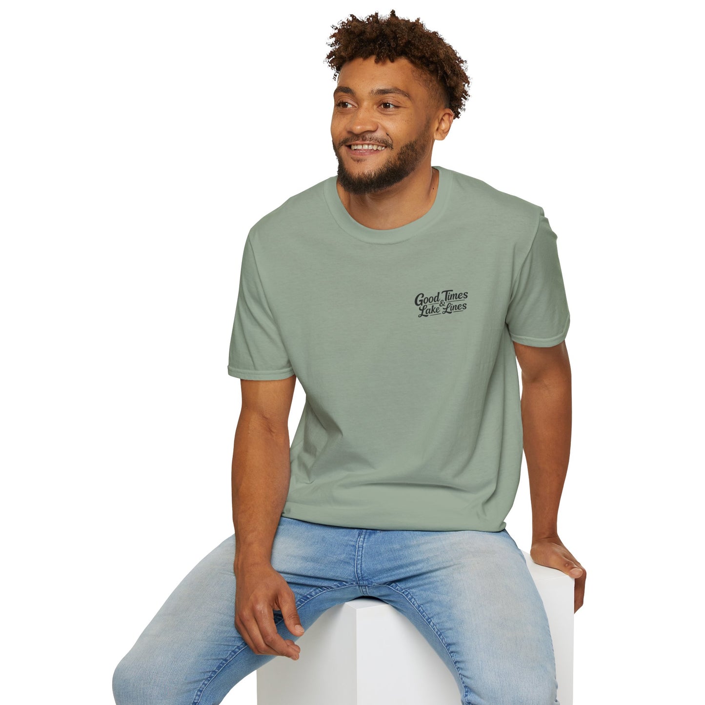 Boat Graphic T-Shirt — 'Whatever Floats Your Boat' Vintage Lake Sunset Tee