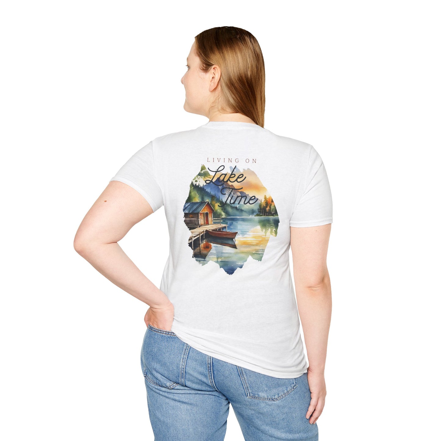 Lakt Time Scenic Cabin Boat T-Shirt