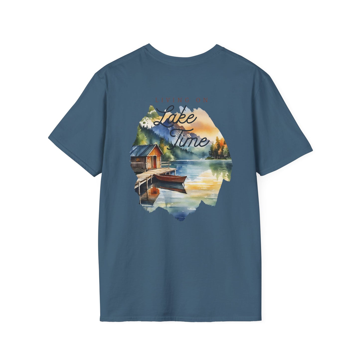 Lakt Time Scenic Cabin Boat T-Shirt