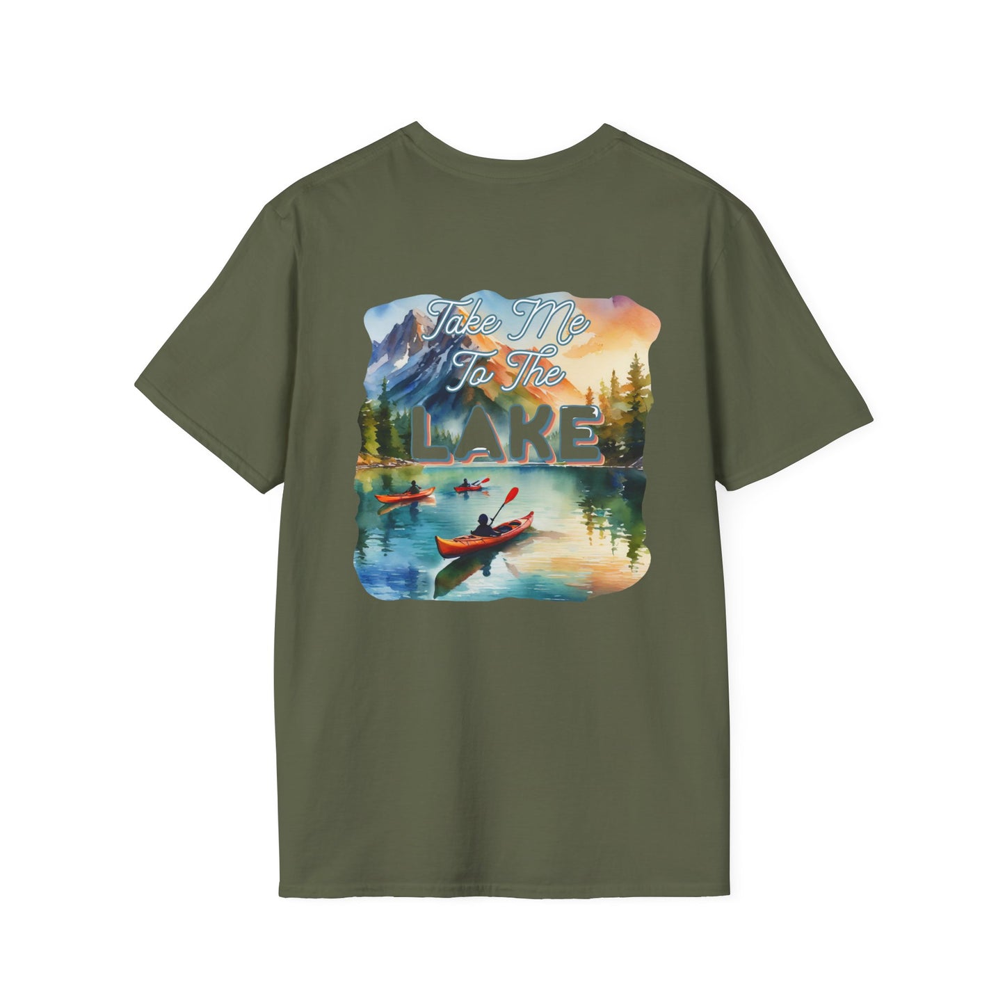 Take Me To The Lake Canoe T-Shirt — Lake Trip Camping Graphic Tee