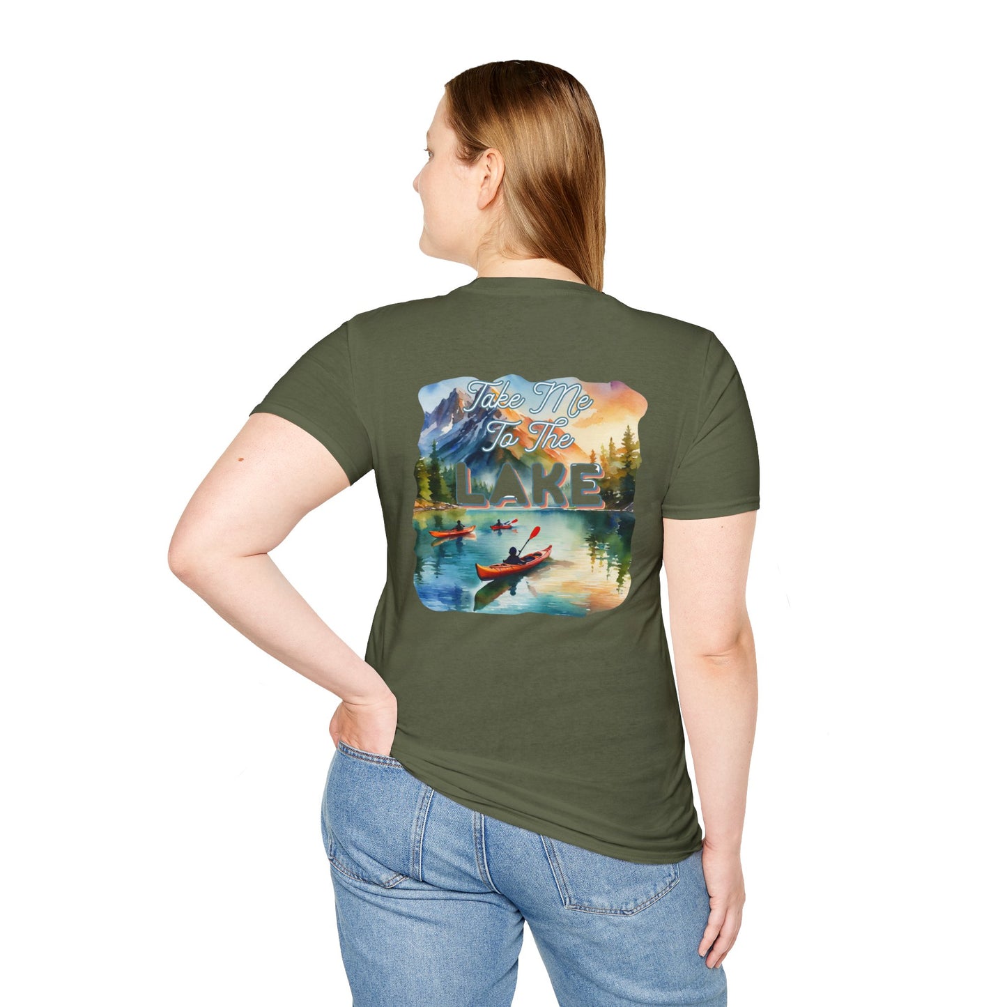 Take Me To The Lake Canoe T-Shirt — Lake Trip Camping Graphic Tee