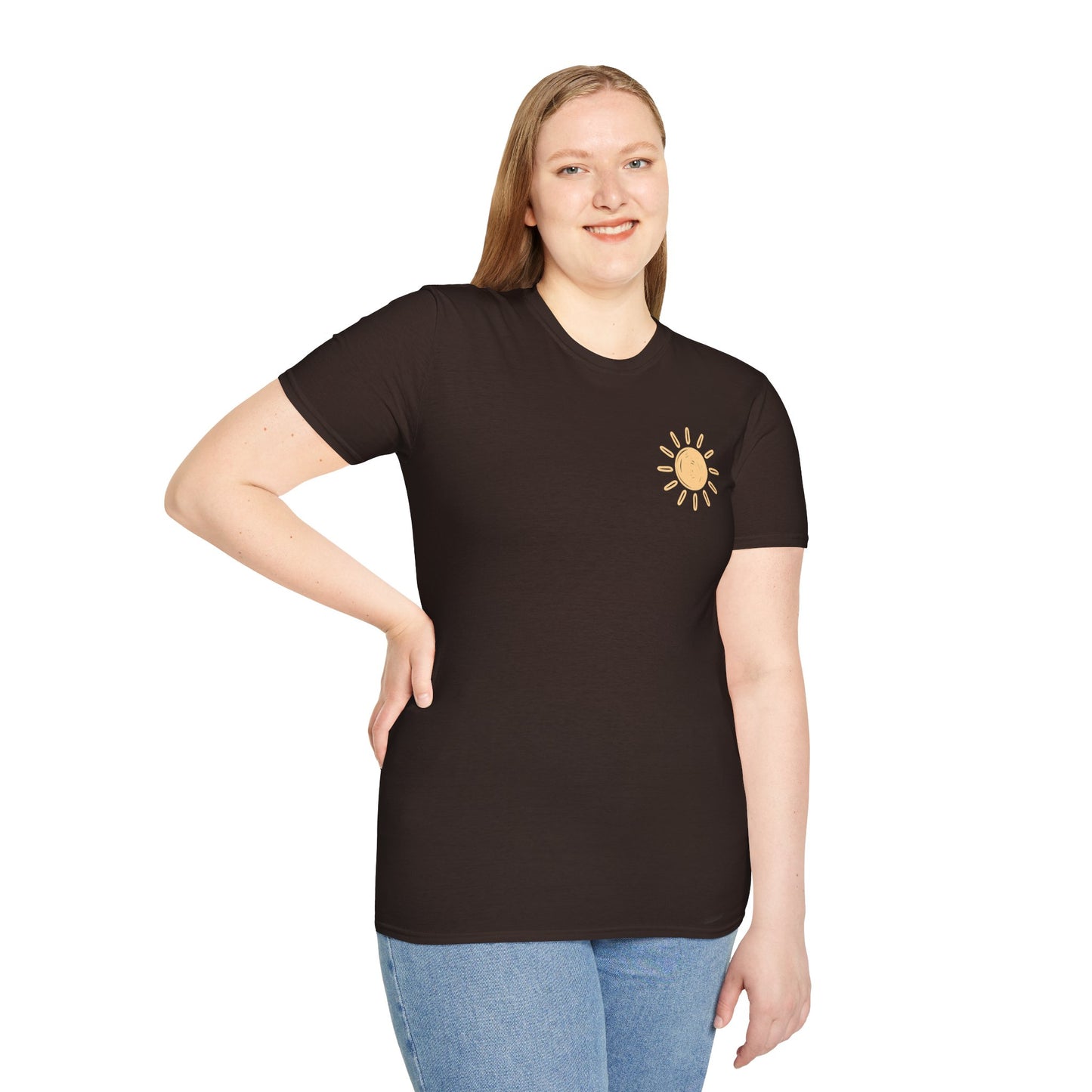 The Lake Is My Happy Place T-Shirt — Colorful Lake View Tee