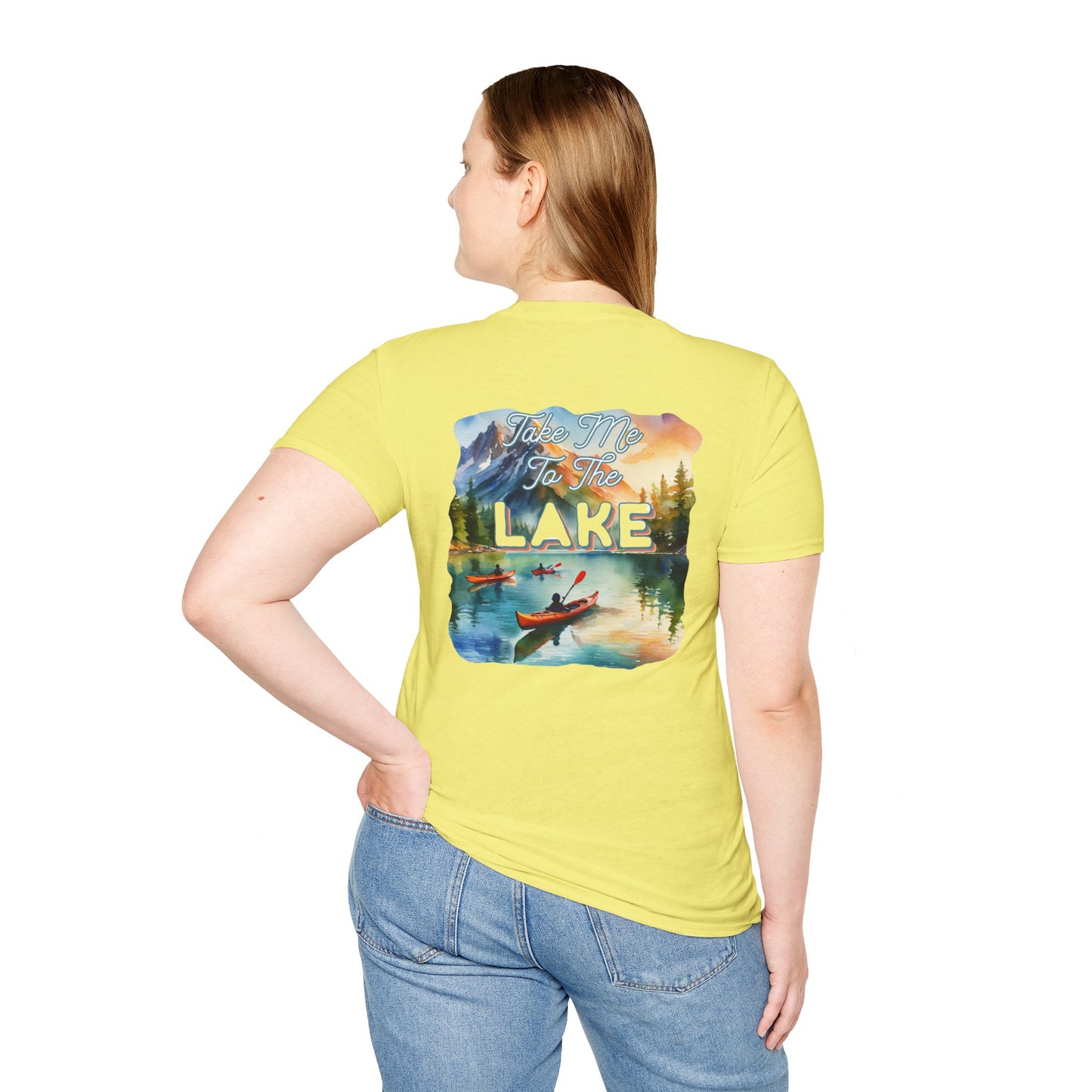 Take Me To The Lake Canoe T-Shirt — Lake Trip Camping Graphic Tee