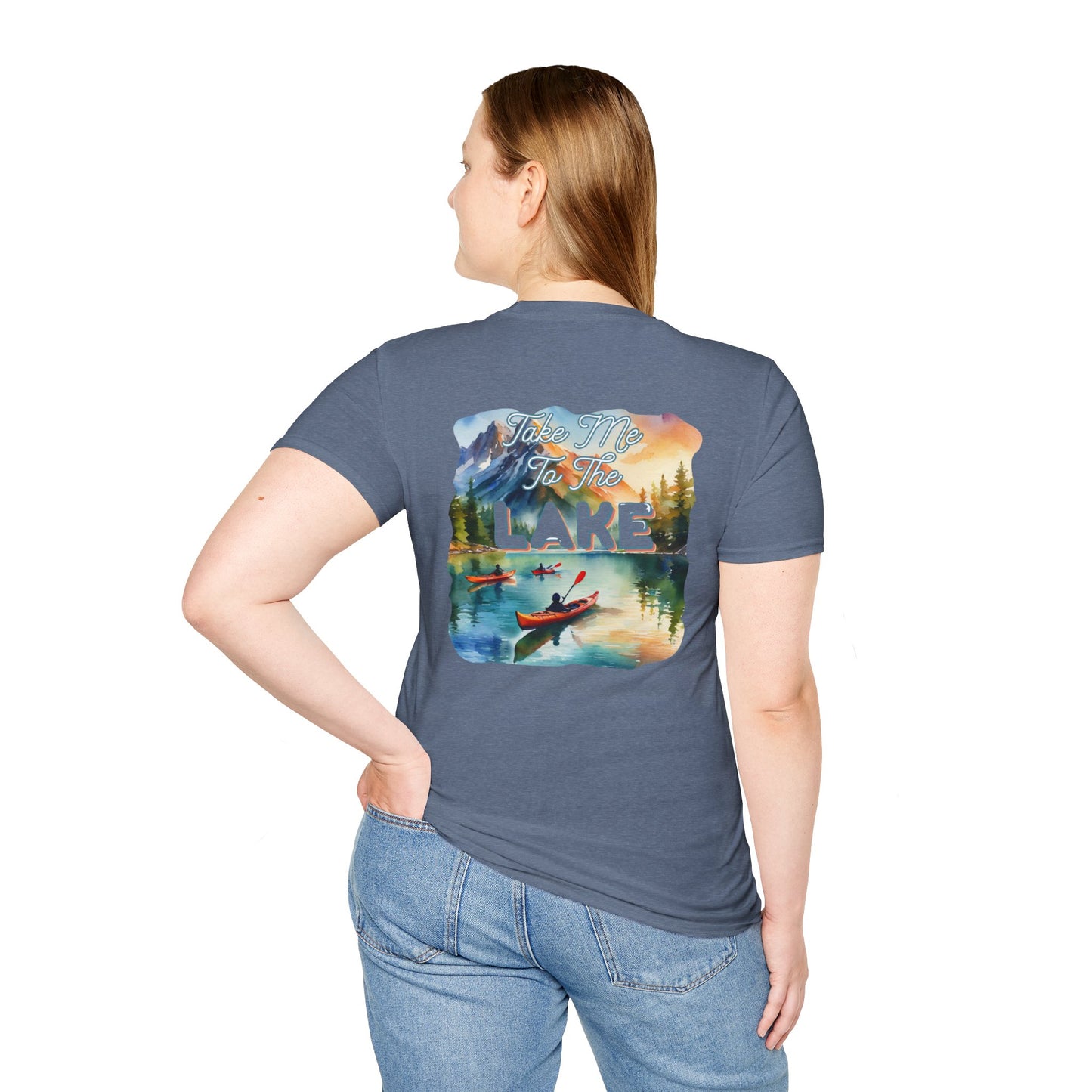 Take Me To The Lake Canoe T-Shirt — Lake Trip Camping Graphic Tee