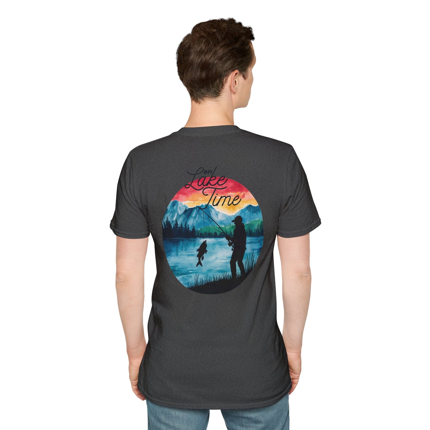 On Lake Time Fishing T-Shirt — Good Times & Lake Lines Collection