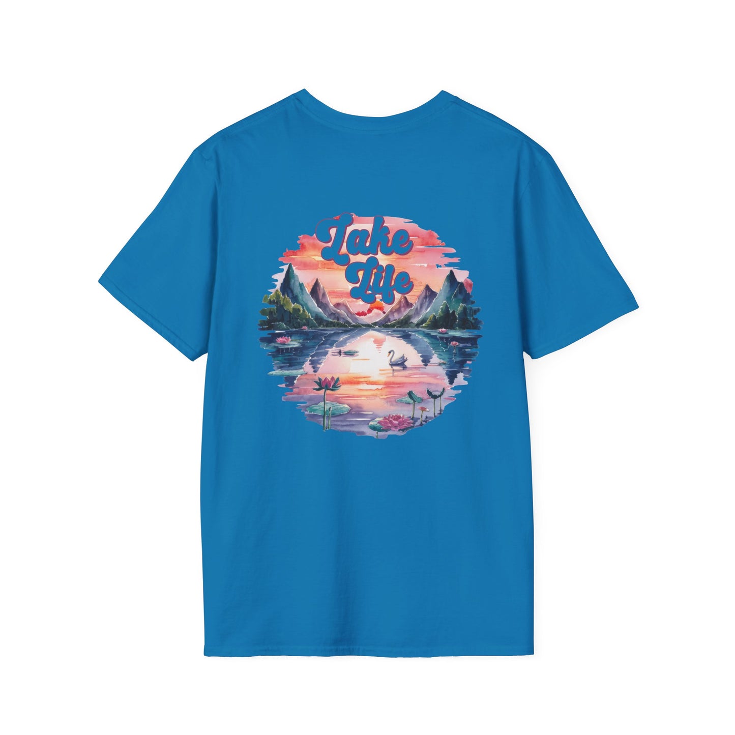 Lake Life Sunset T-Shirt, Lake Vibes Tee, Vintage Nature Graphic Shirt, Summer Lake Outfit, Cabin Weekend Tee, Lake Lover Gift