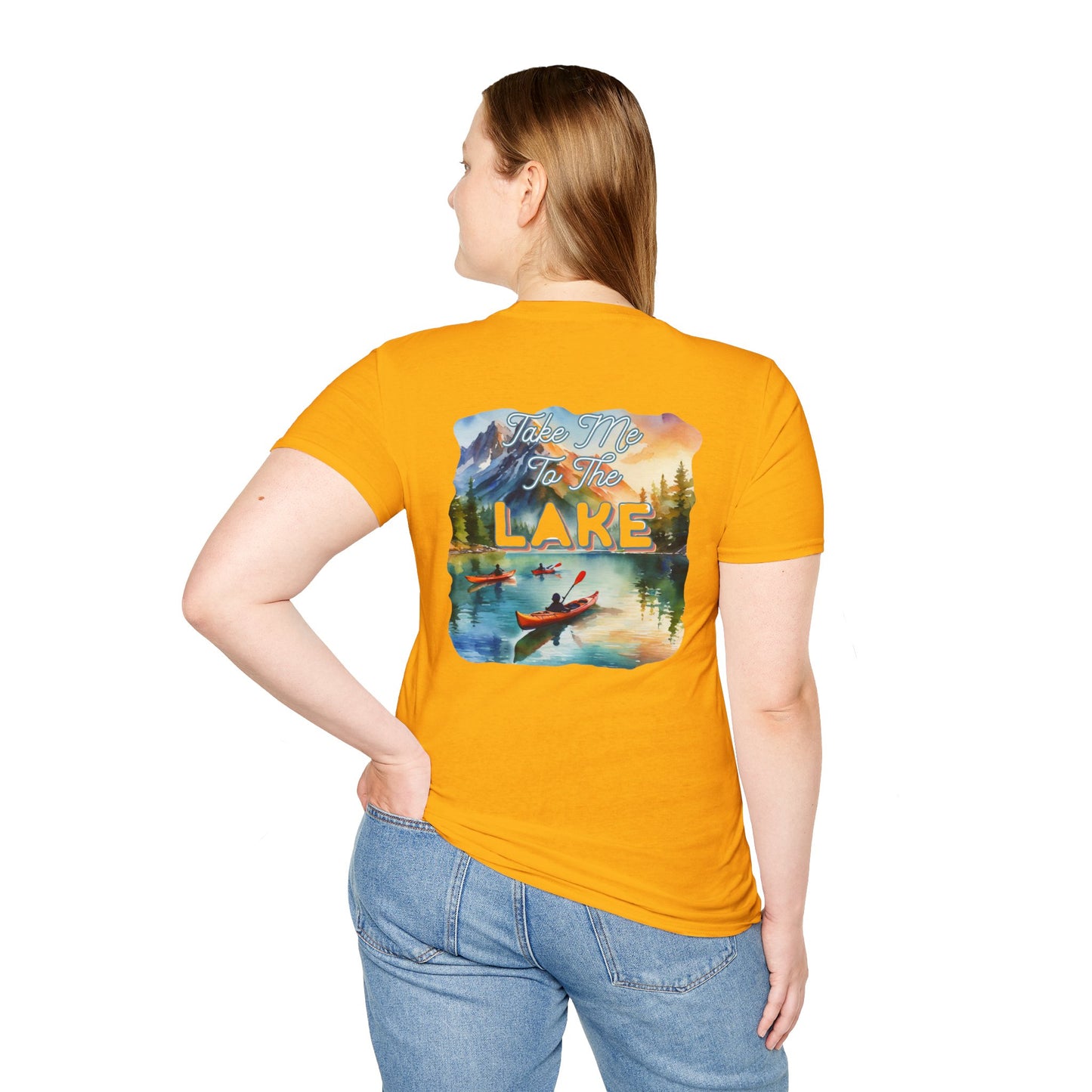 Take Me To The Lake Canoe T-Shirt — Lake Trip Camping Graphic Tee