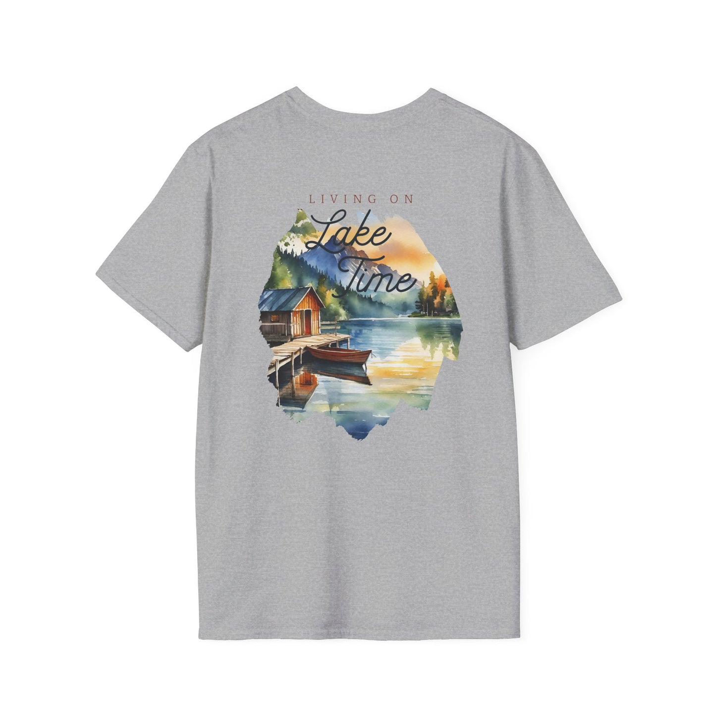 Lakt Time Scenic Cabin Boat T-Shirt