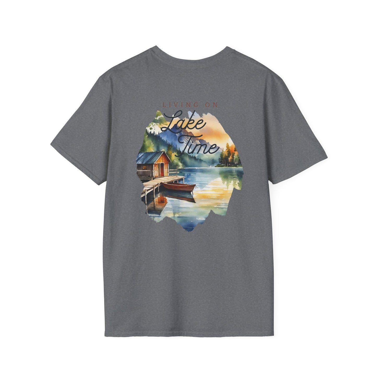 Lakt Time Scenic Cabin Boat T-Shirt